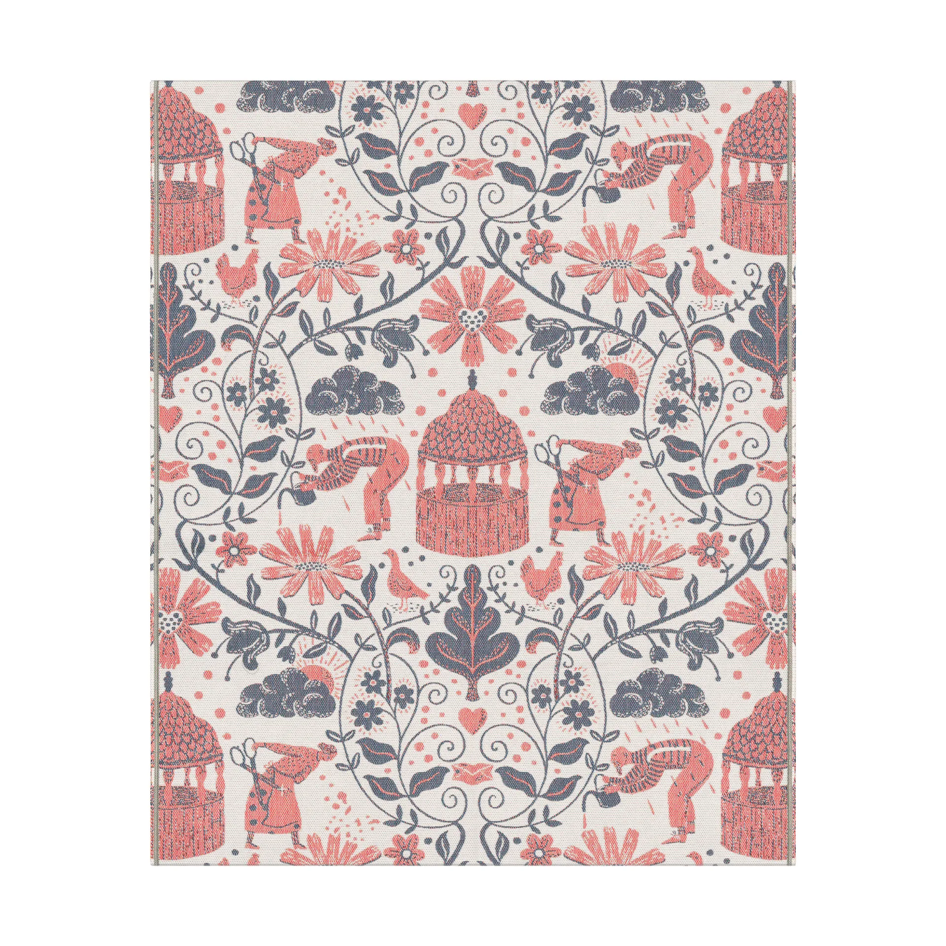 Kärleken スロー 140x170 cm, Multi Ekelund Linneväveri