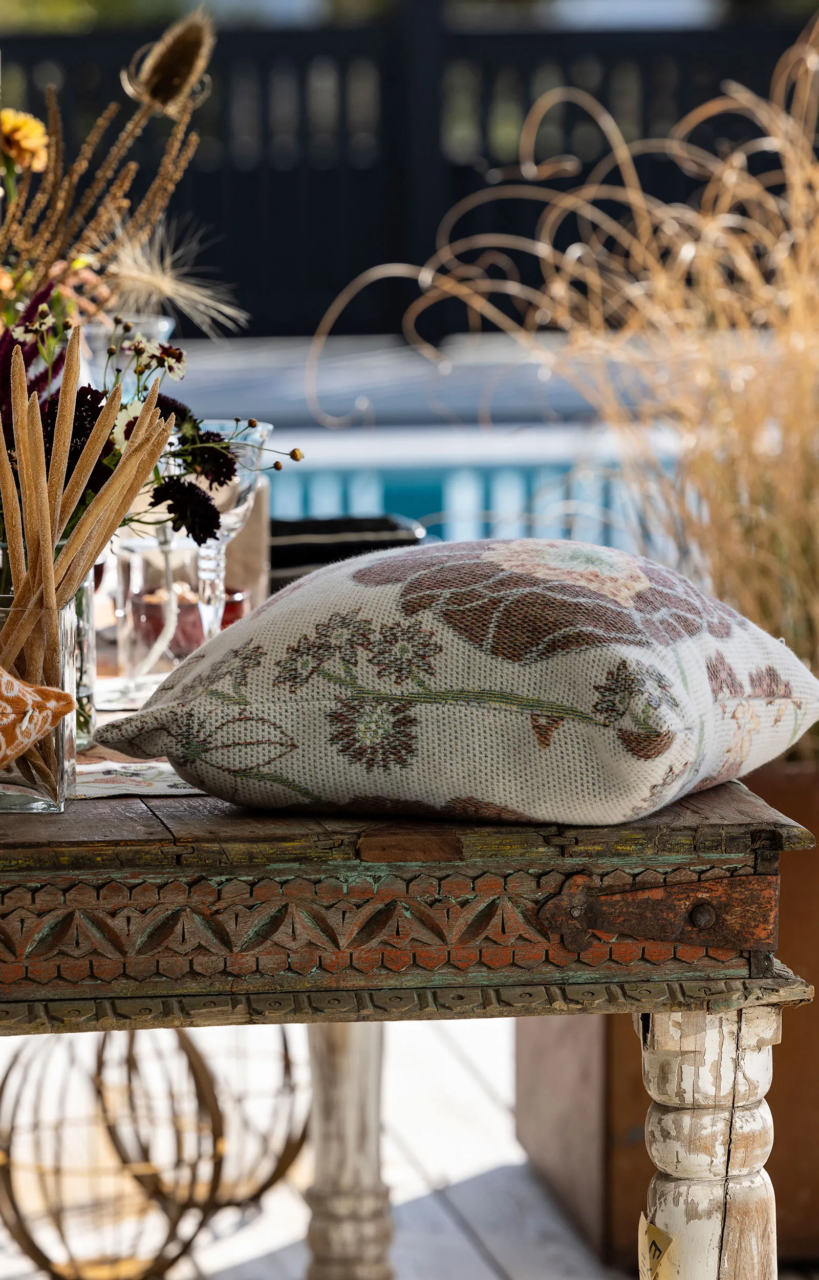 Kärleken スロー 140x170 cm, Multi Ekelund Linneväveri