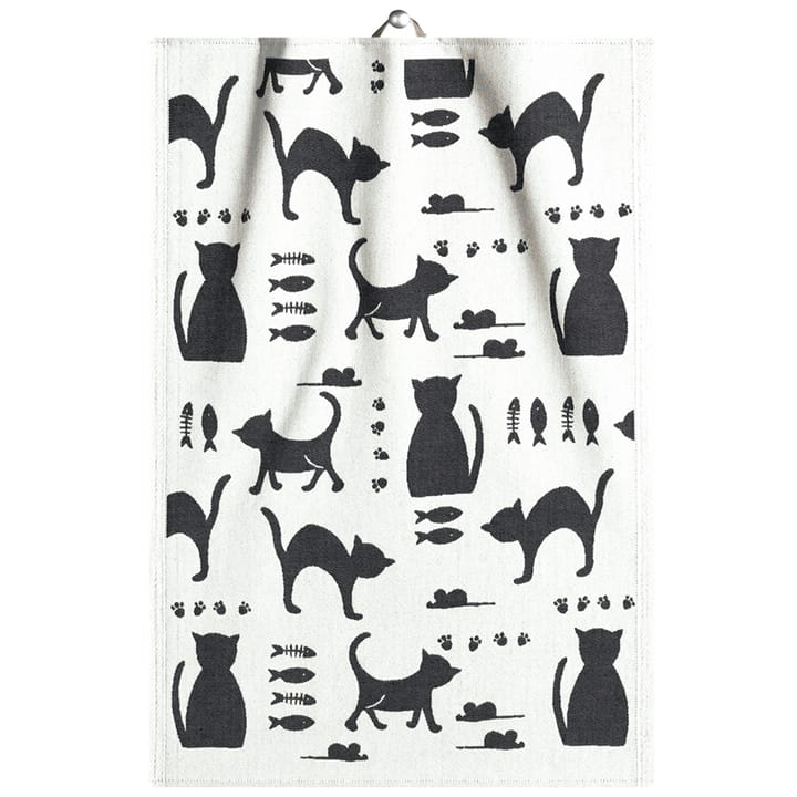 Kattliv キッチンタオル 48x70 cm, Grey Ekelund Linneväveri
