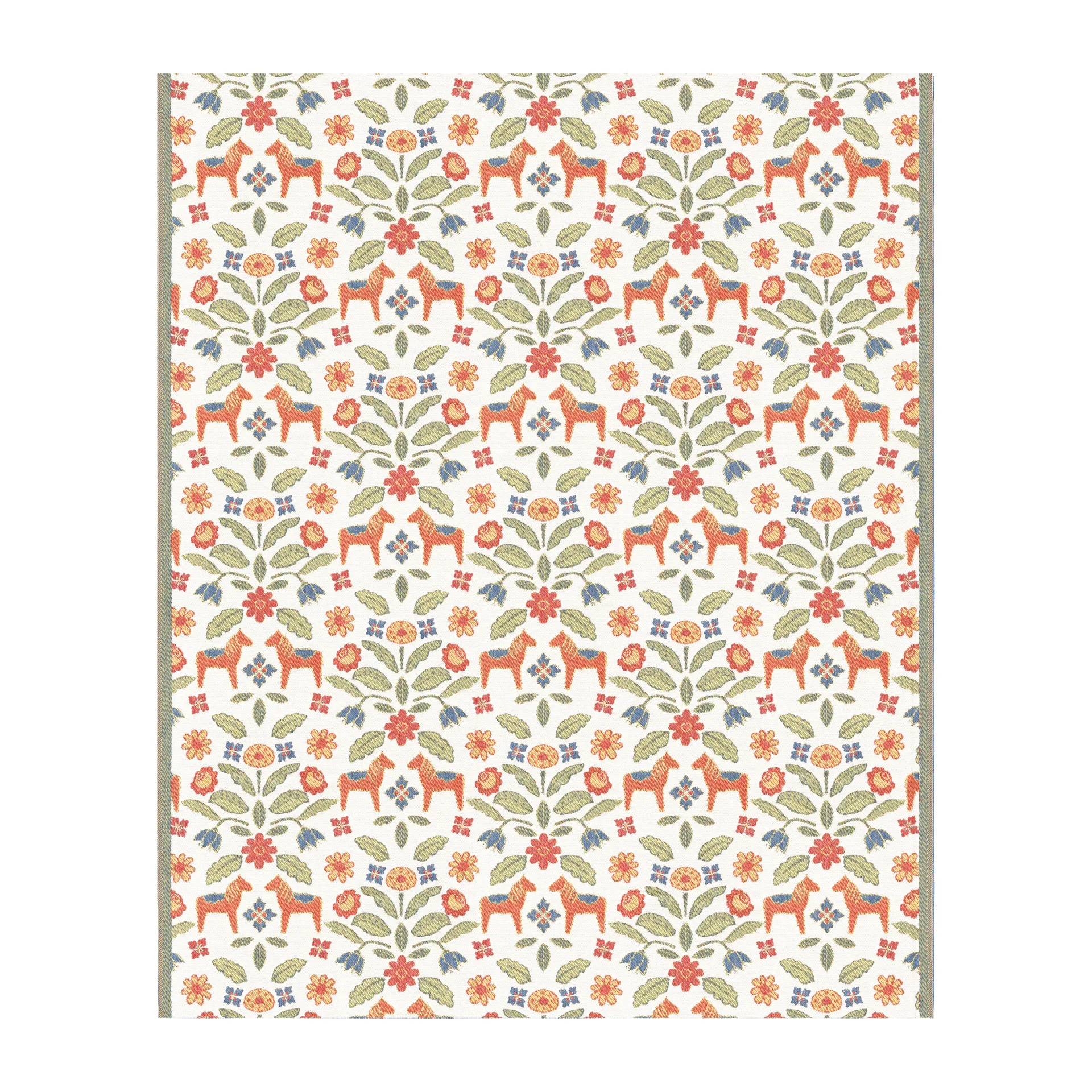 Kurbitsblom コットンスロー 140x170 cm, Multi Ekelund Linneväveri