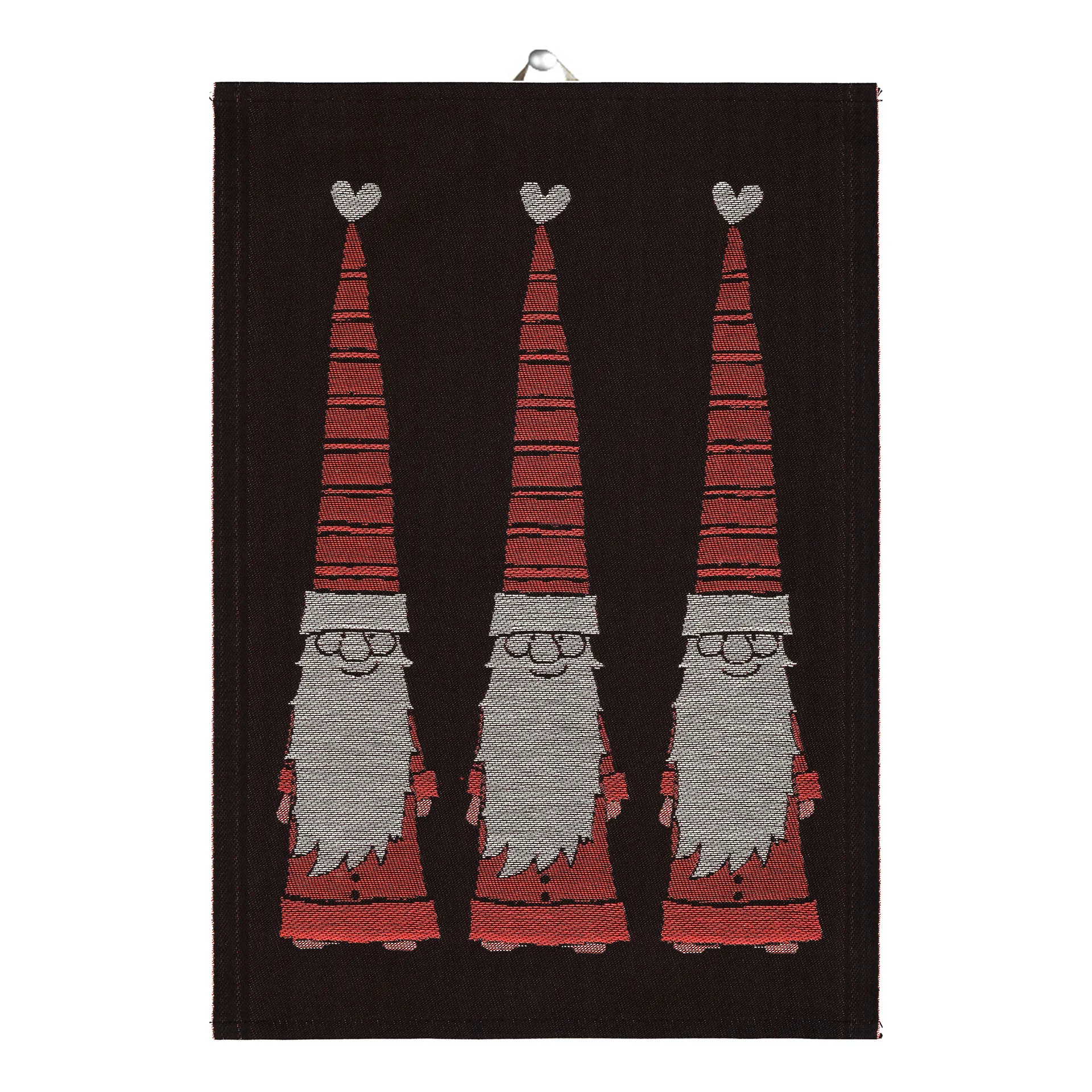 Långtomtar キッチンタオル 48x70 cm, Red Ekelund Linneväveri