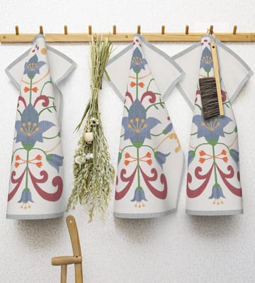 Lindas blåklocka キッチンタオル 40x60 cm - Blue-grey - Ekelund Linneväveri
