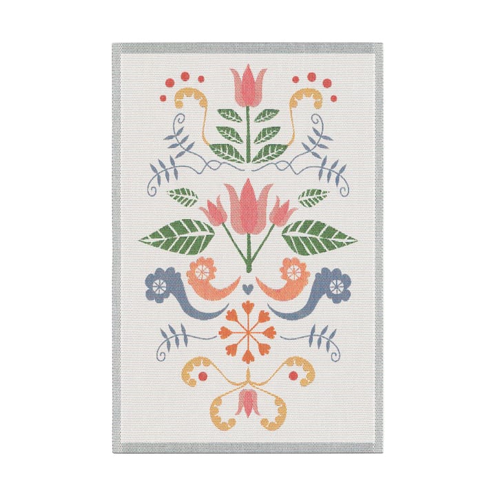 Lindas tulpan キッチンタオル 40x60 cm - Pink-grey - Ekelund Linneväveri