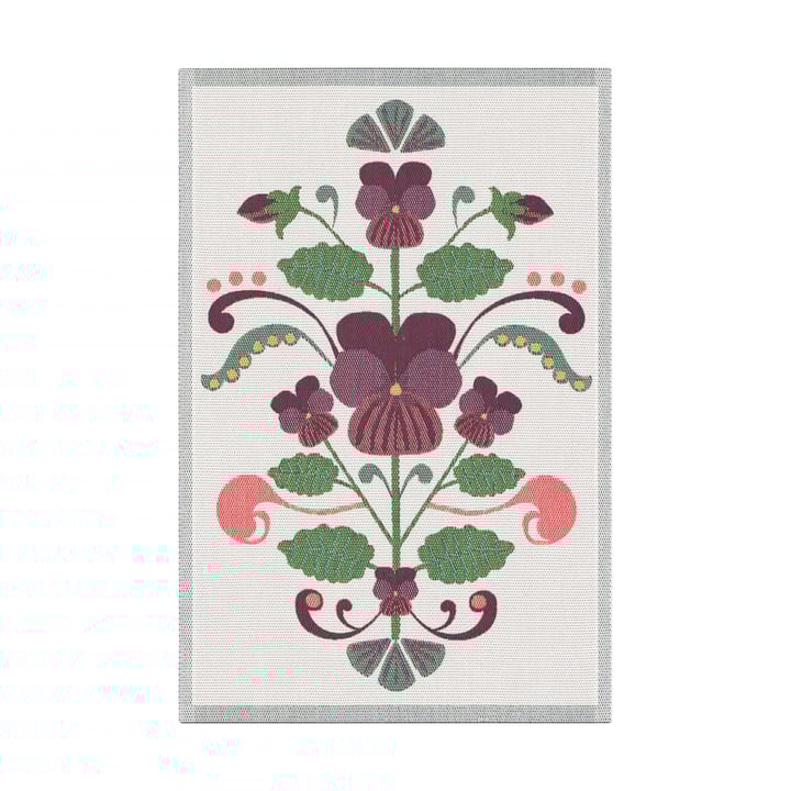 Lindas viol キッチンタオル 40x60 cm - Purple-grey - Ekelund Linneväveri