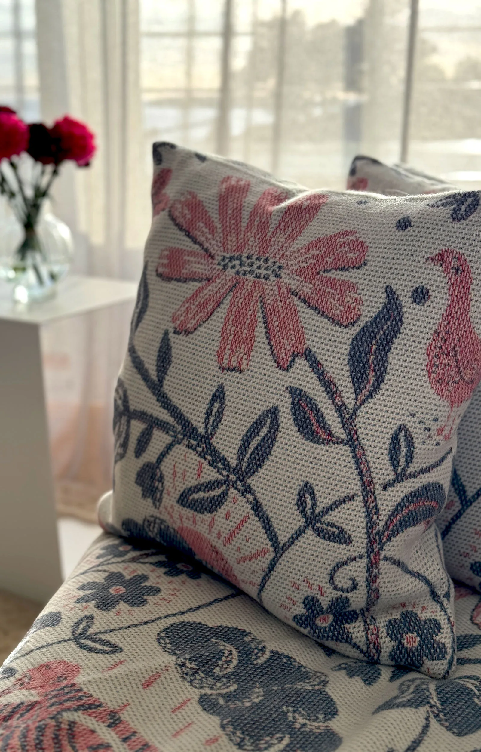 Luciamorgon テーブルランナー 35x120 cm, Multi Ekelund Linneväveri