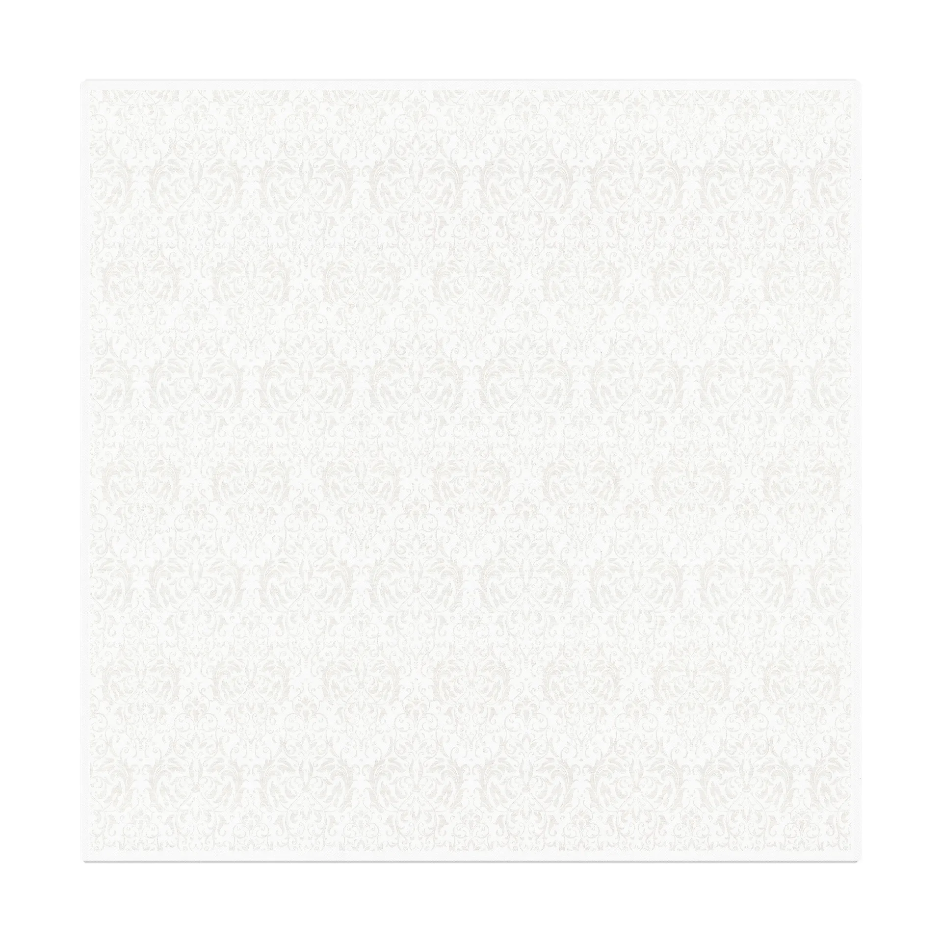 Medaljong テーブルクロス 150x150 cm, White Ekelund Linneväveri