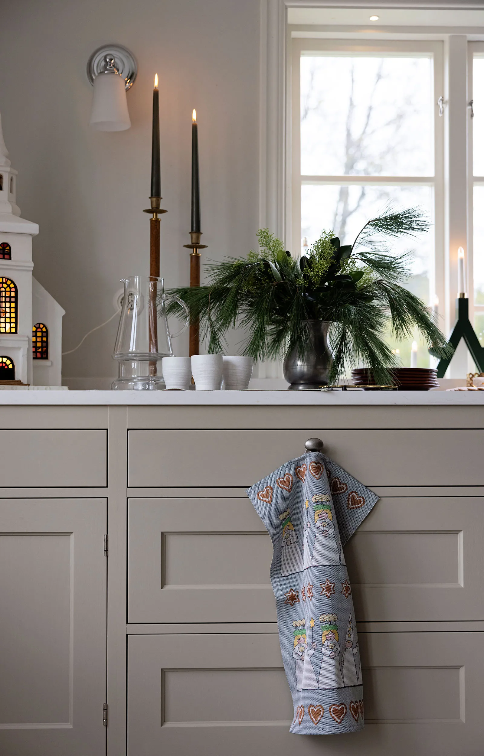 Mistelkvist テーブルランナー 35x120 cm, Multi Ekelund Linneväveri