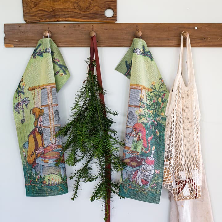 Pettson and Findus キッチンタオル, Christmas decoration Ekelund Linneväveri