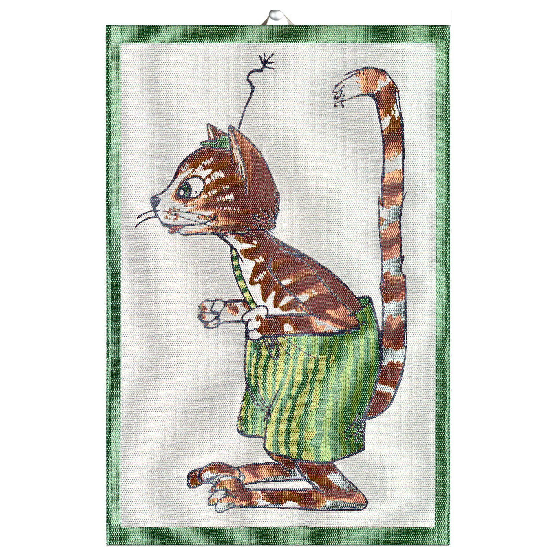 Pettson and Findus キッチンタオル, Findus Ekelund Linneväveri