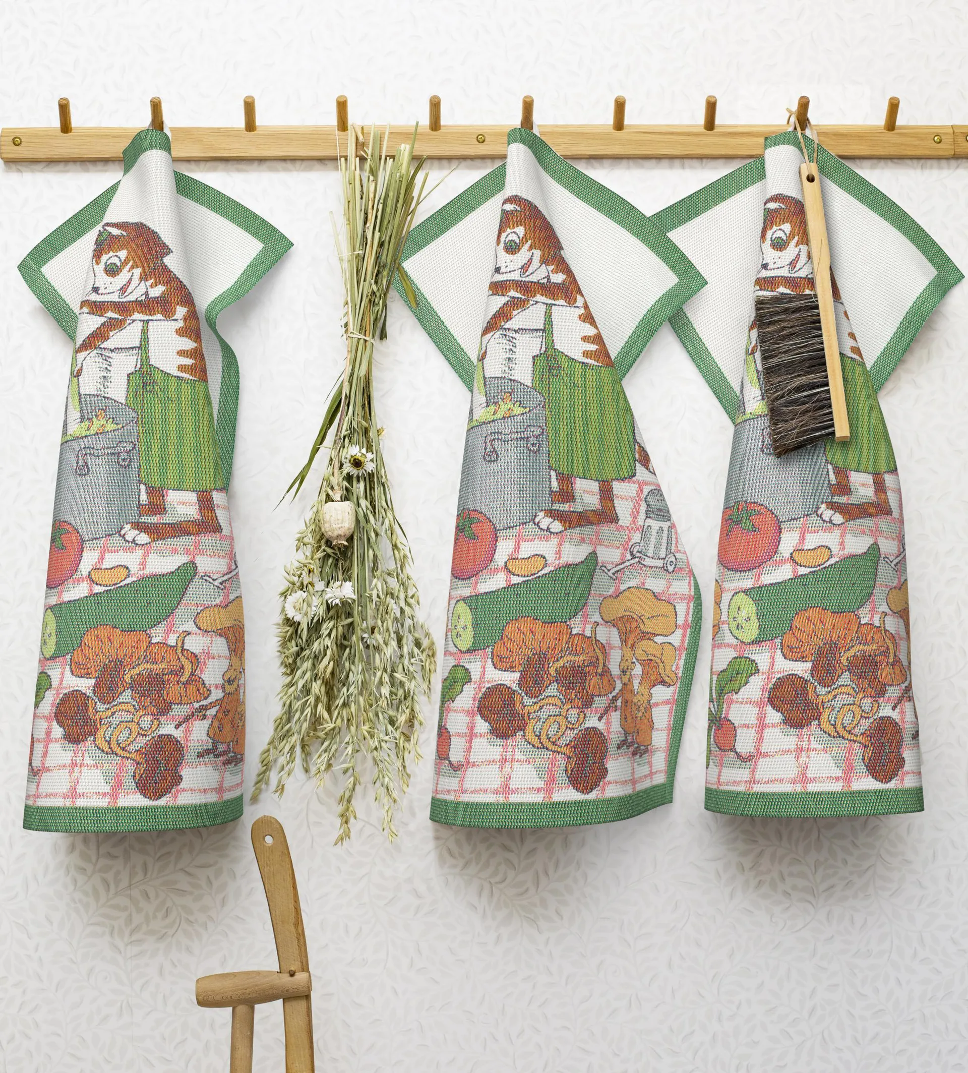 Pettson and Findus キッチンタオル, Matlagning Ekelund Linneväveri