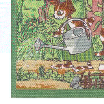 Pettson and Findus キッチンタオル - watering can - Ekelund Linneväveri