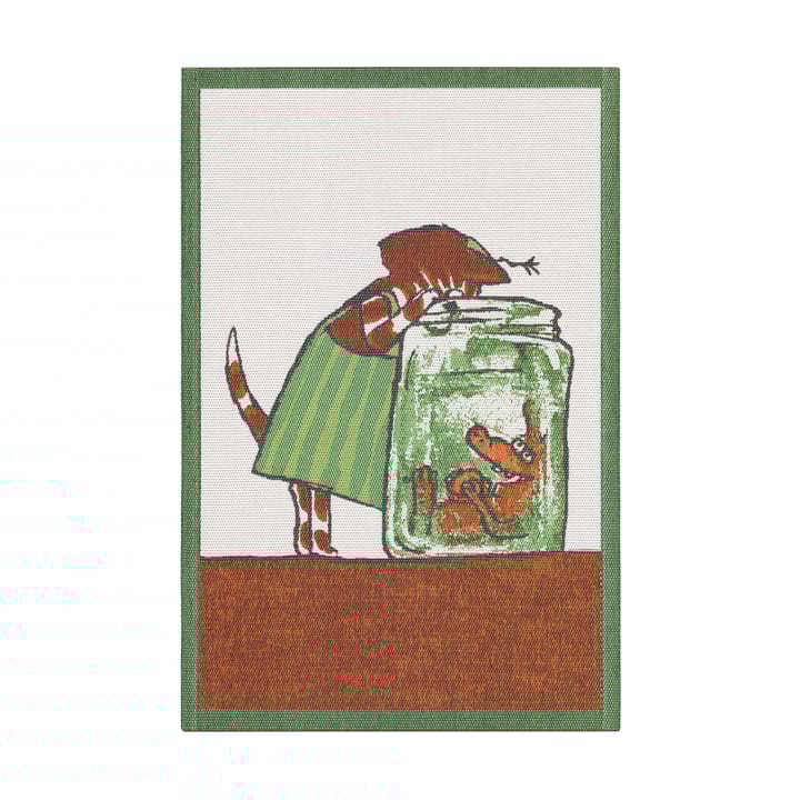 Pettson & Findus キッチンタオル multi 40x60 cm - Curious - Ekelund Linneväveri