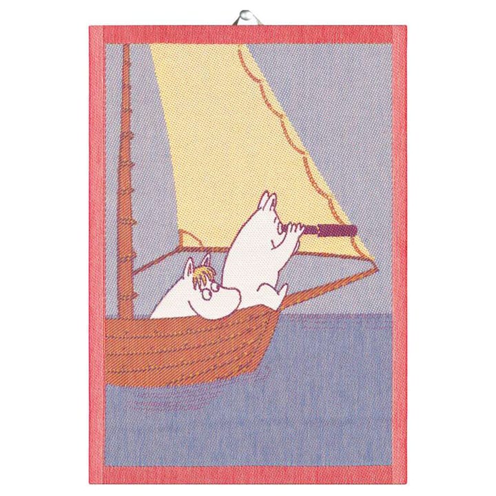 Sailing キッチンタオル 35x50 cm - Blue - Ekelund Linneväveri