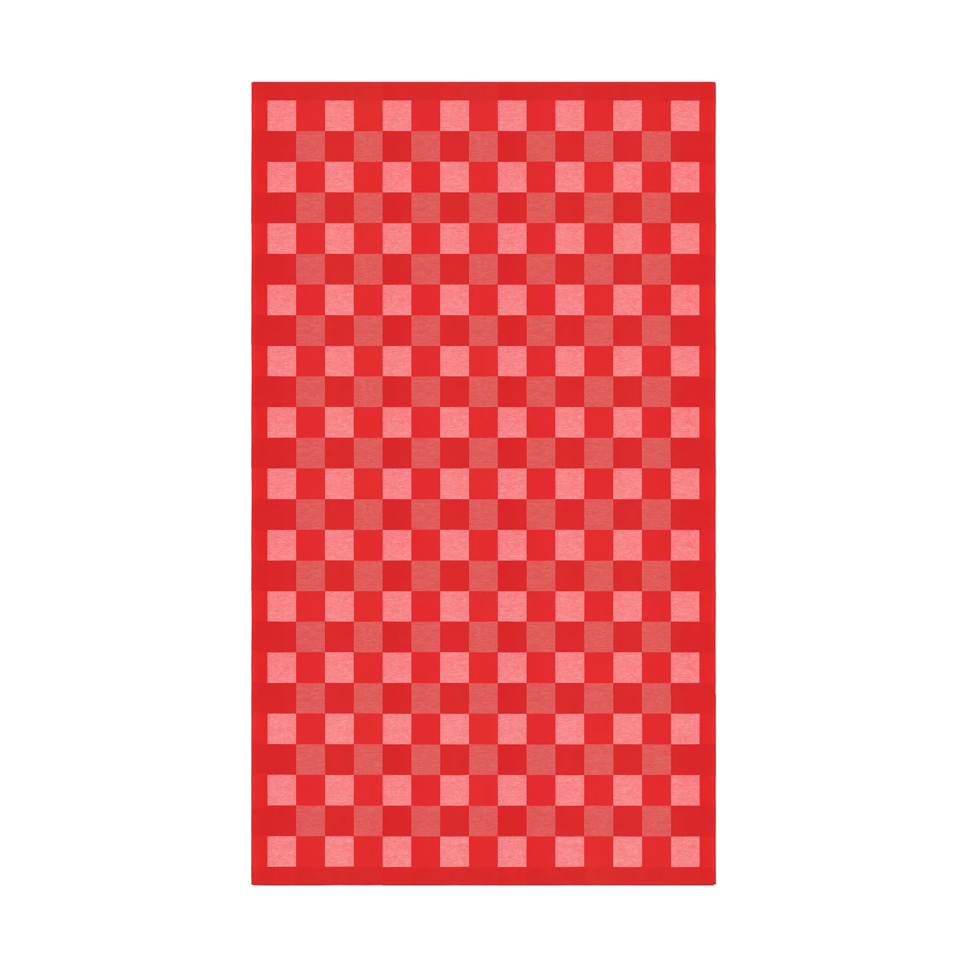 Schack テーブルクロス red, 150x300 cm Ekelund Linneväveri
