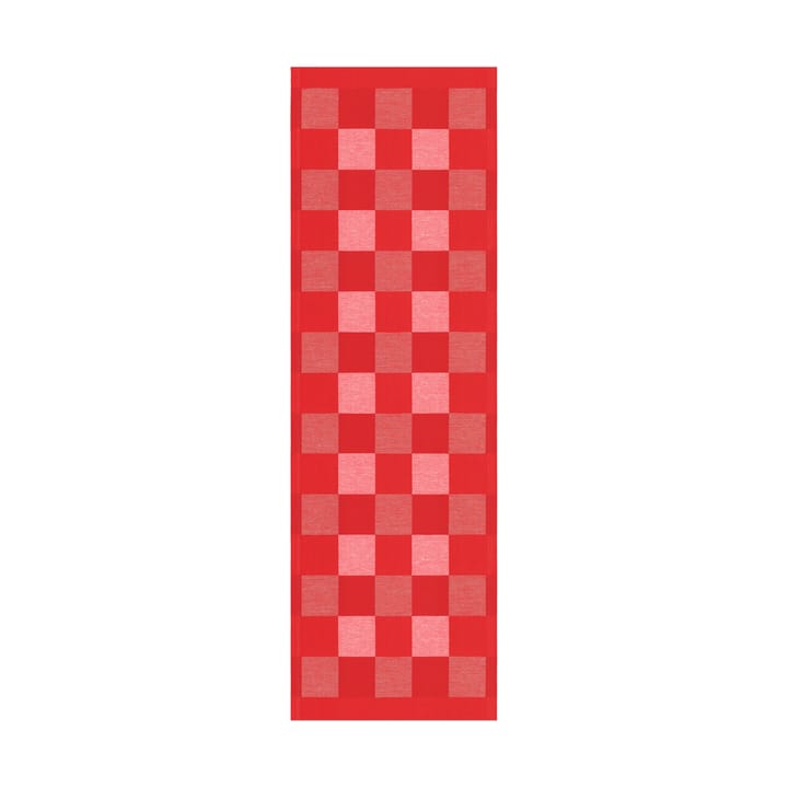 Schack ランナー red - 35x110 cm - Ekelund Linneväveri