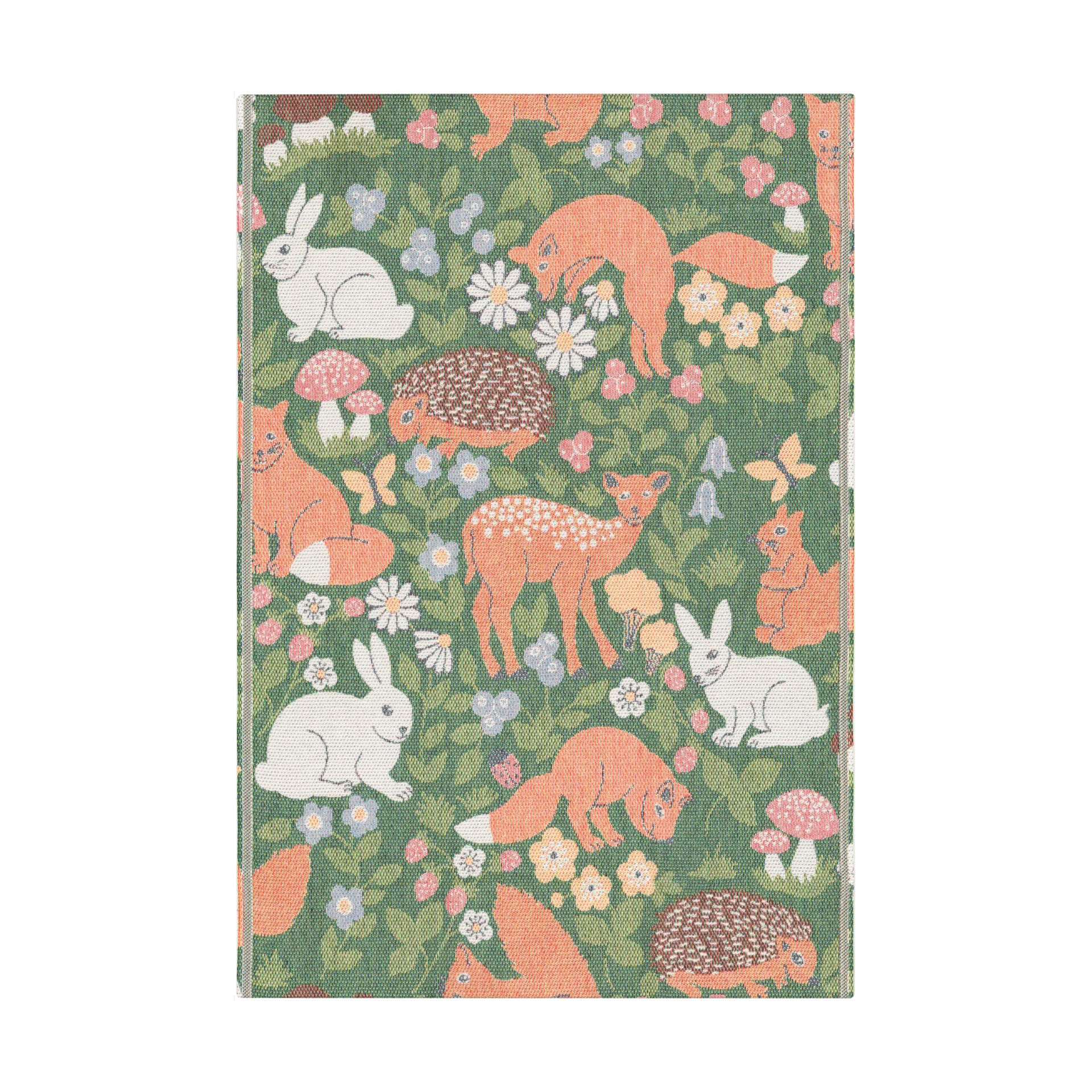 Skogslek ベビーブランケット 72x105 cm, Multi Ekelund Linneväveri