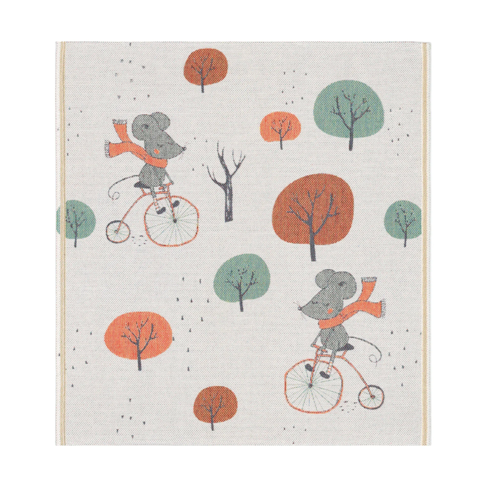 Skogsmus ベビーブランケット 70x75 cm, Multi Ekelund Linneväveri