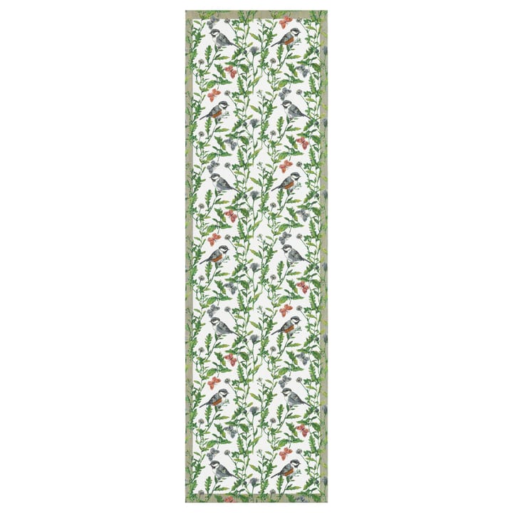 Sommarfåglar テーブルランナー 35x120 cm, Multi Ekelund Linneväveri