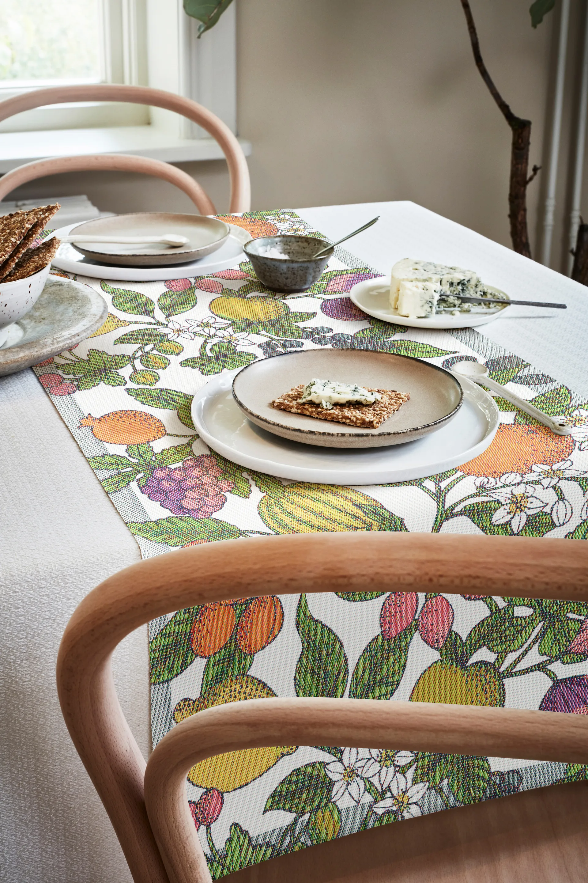 Sommarfrukt ランナー, 35x120 cm Ekelund Linneväveri