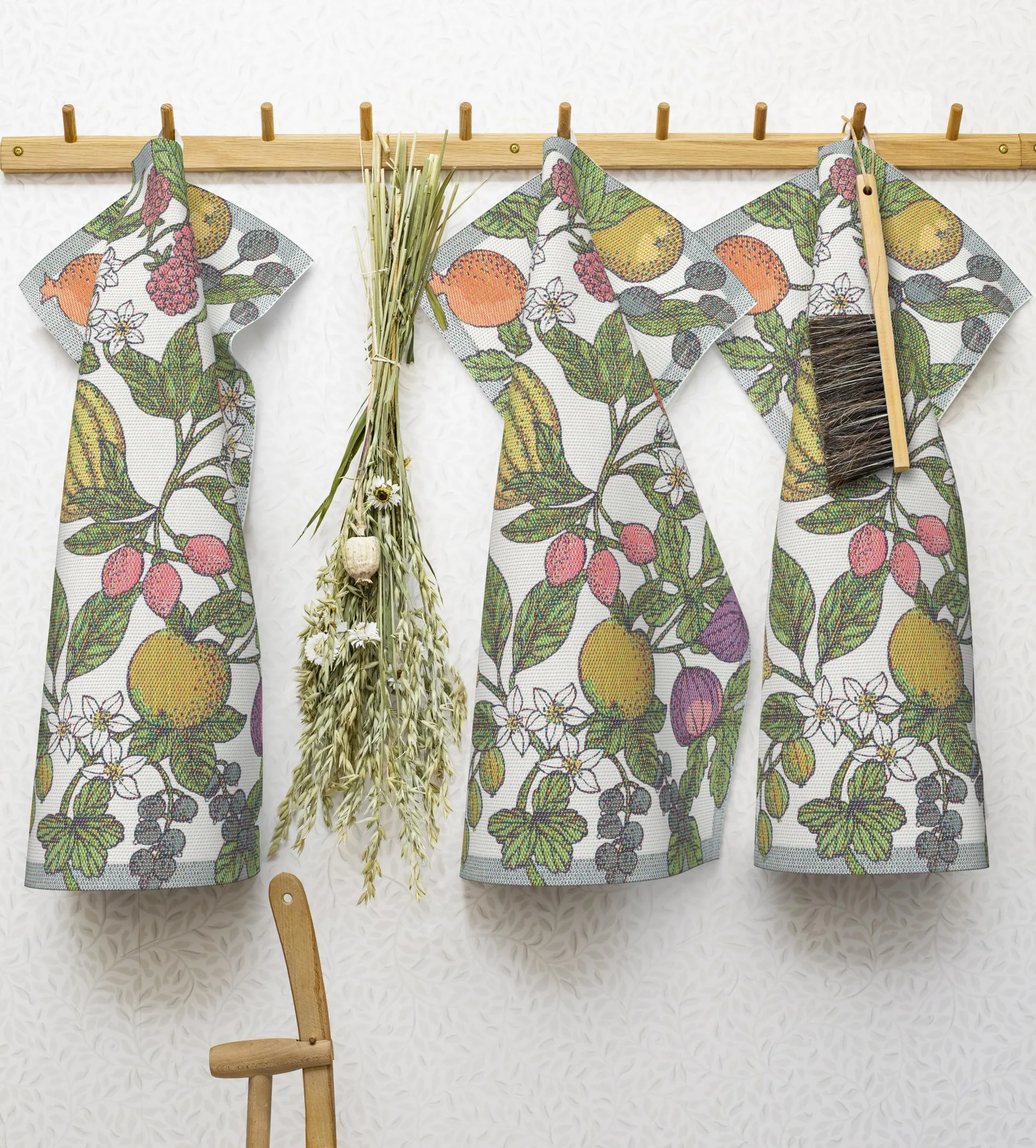Sommarfrukt キッチンタオル, 40x60 cm Ekelund Linneväveri