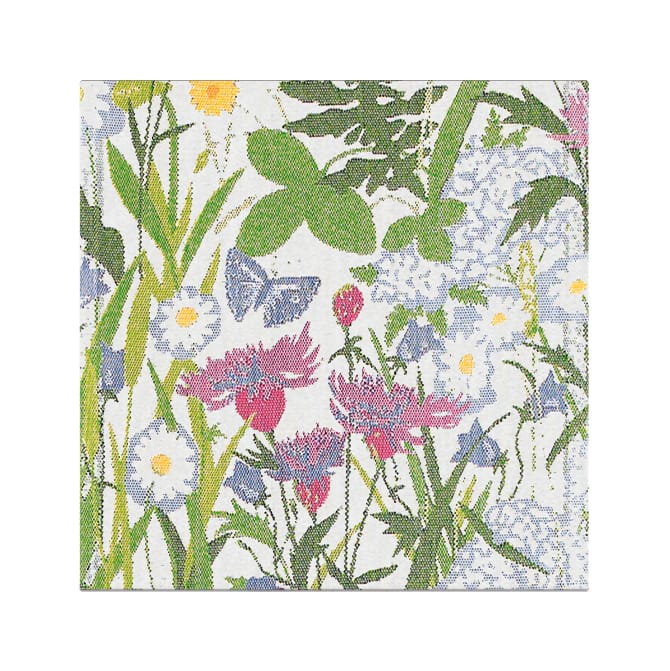 Sommartid ファブリック ナプキン 35x35 cm - multi - Ekelund Linneväveri