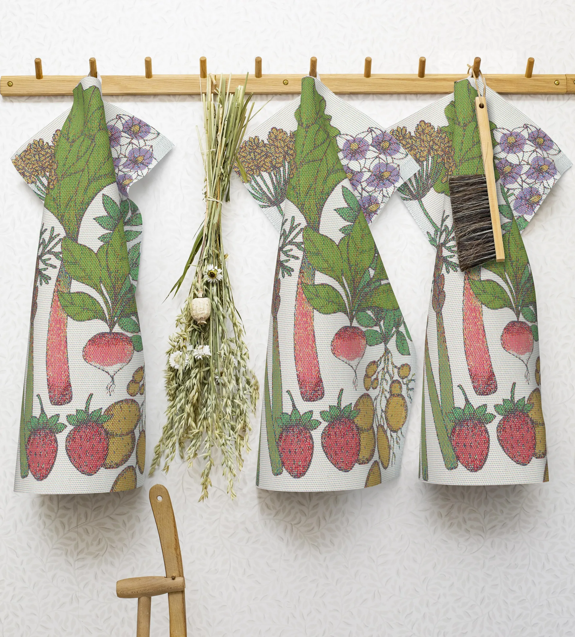 Summer greens キッチンタオル, 40x60 cm Ekelund Linneväveri