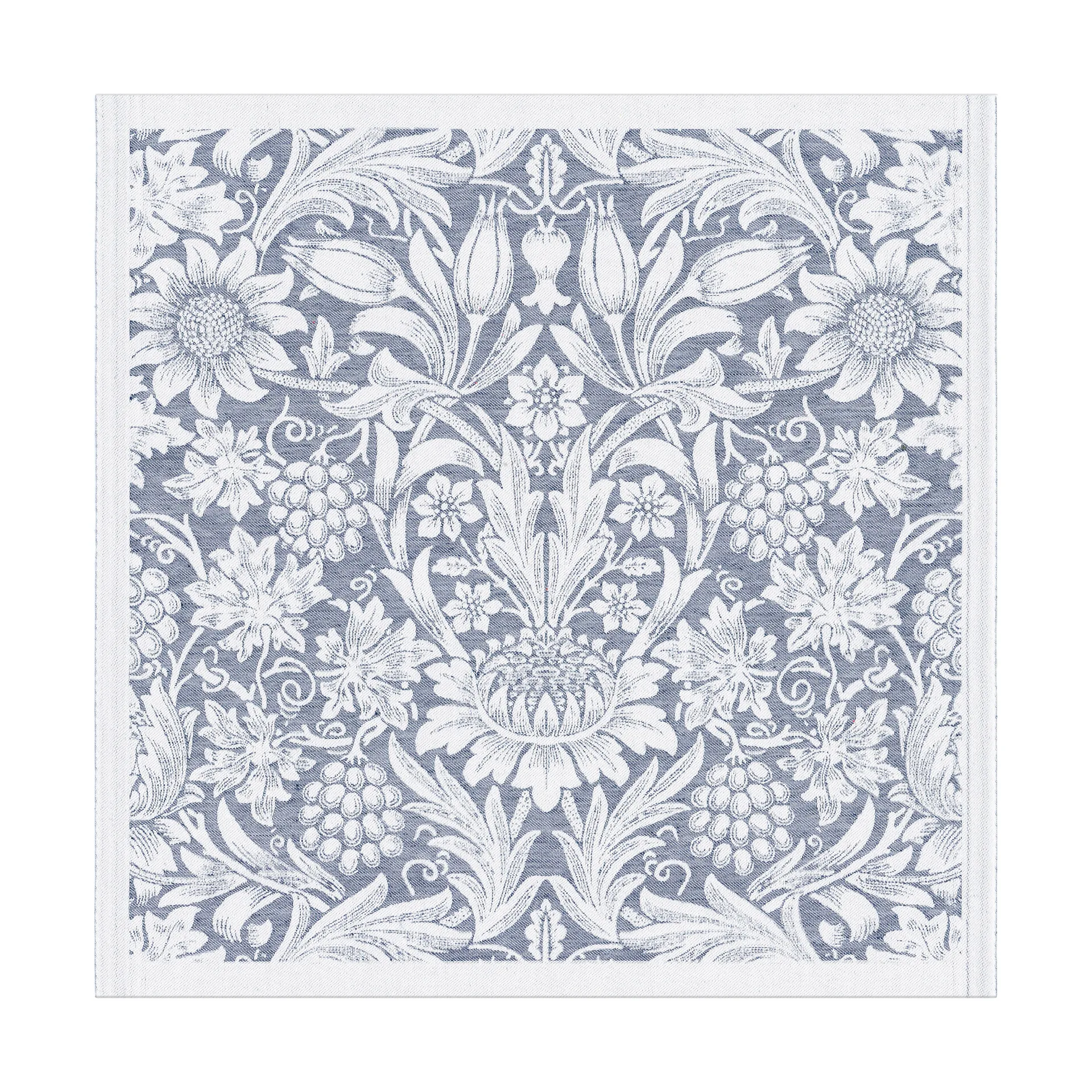 Sunflower ナプキン 50x50 cm, Blue Ekelund Linneväveri