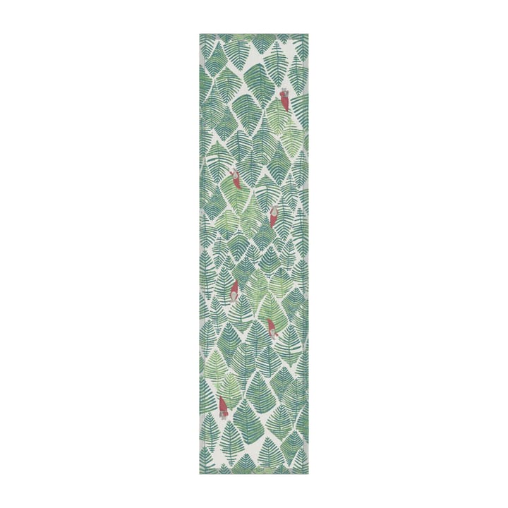 Tipp tapp テーブルランナー 35x140 cm - Green - Ekelund Linneväveri