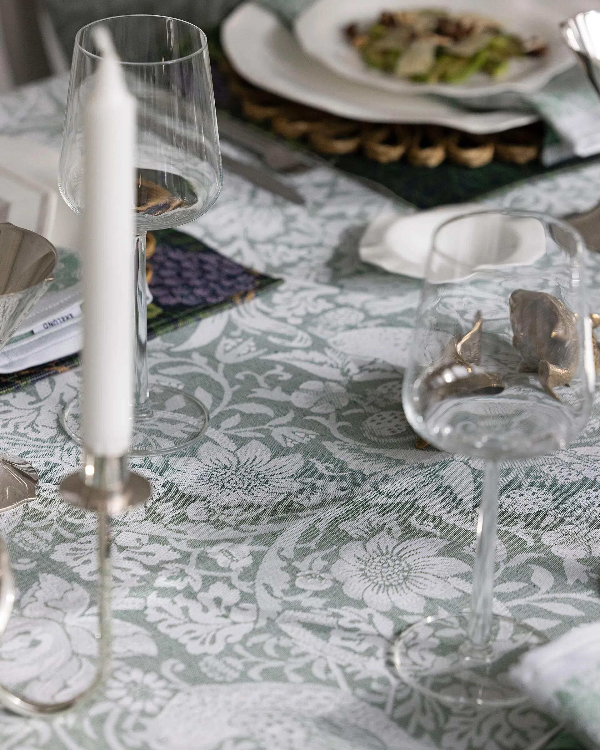 Tomtemöte ランチョンマット 35x48 cm, Multi Ekelund Linneväveri