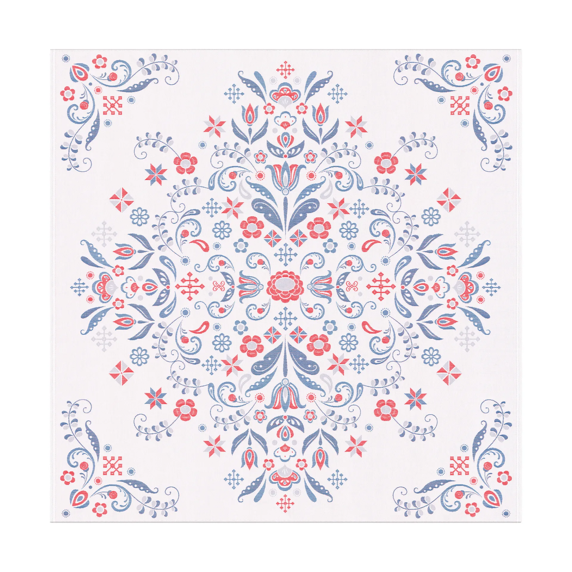 Torplyckan テーブルクロス 145x145 cm, Multi Ekelund Linneväveri