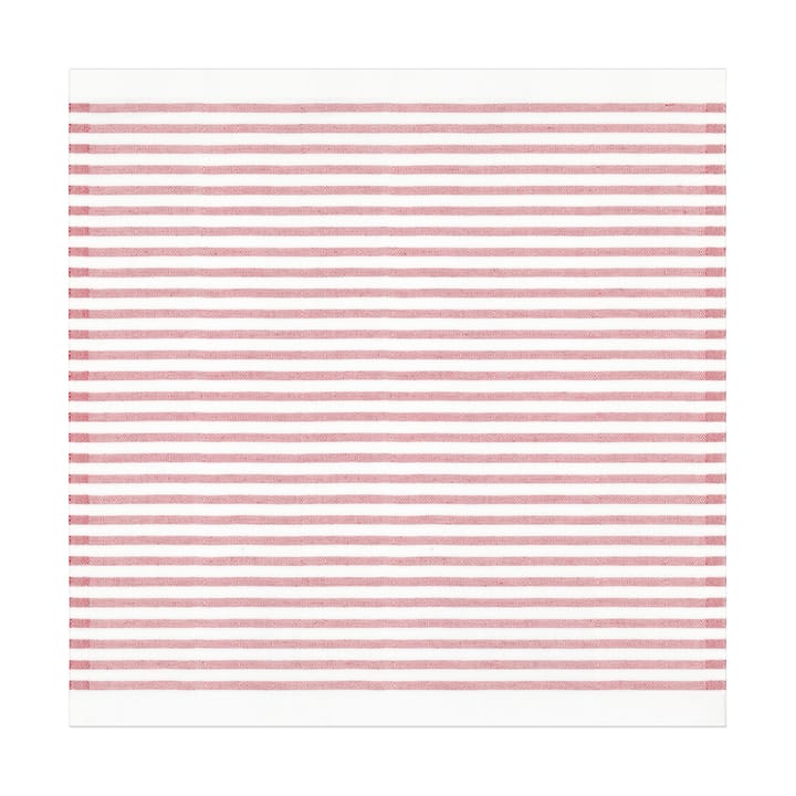 Tvärs ファブリックナプキン 50x50 cm - Red - Ekelund Linneväveri