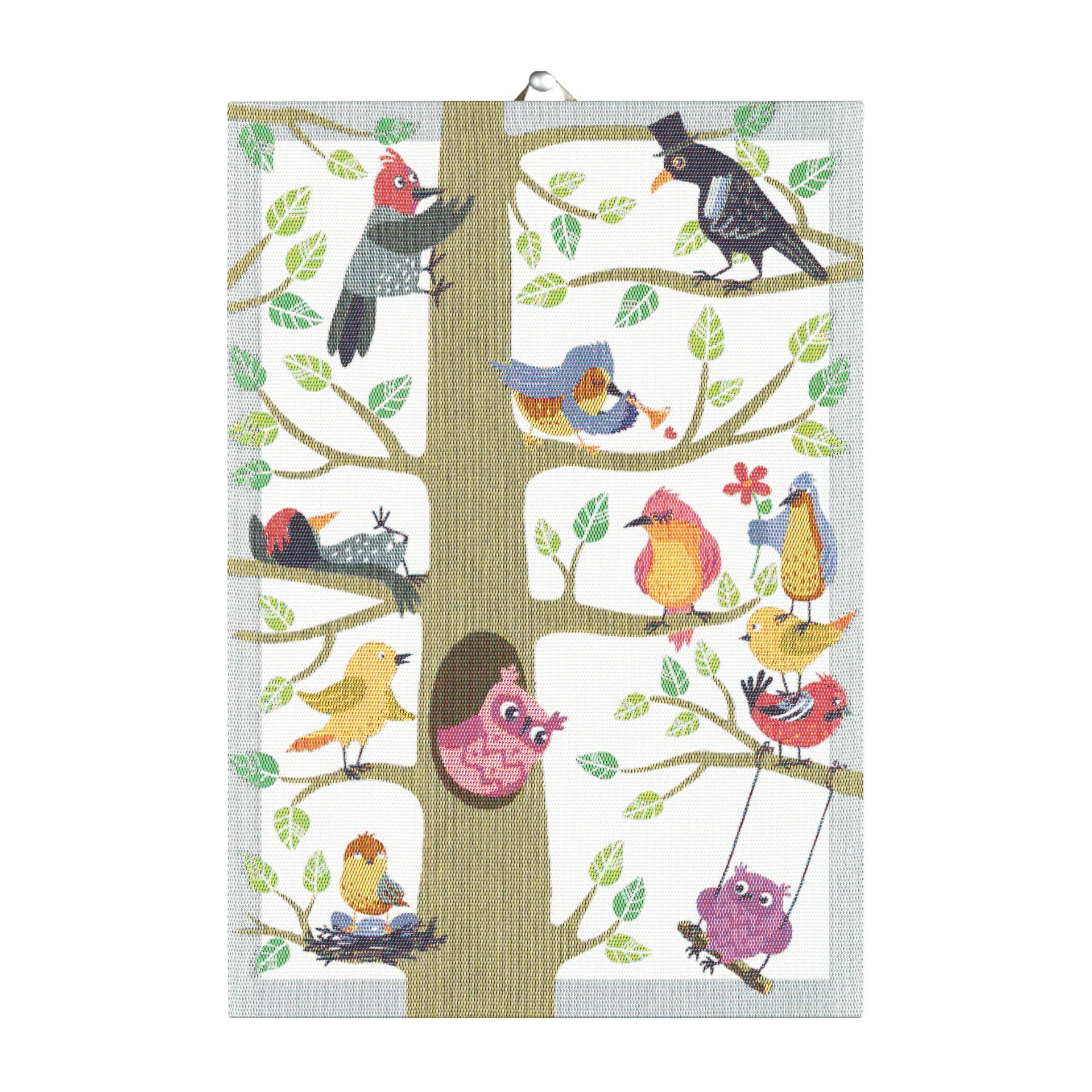 Vårfåglar キッチンタオル, 35x50 cm Ekelund Linneväveri