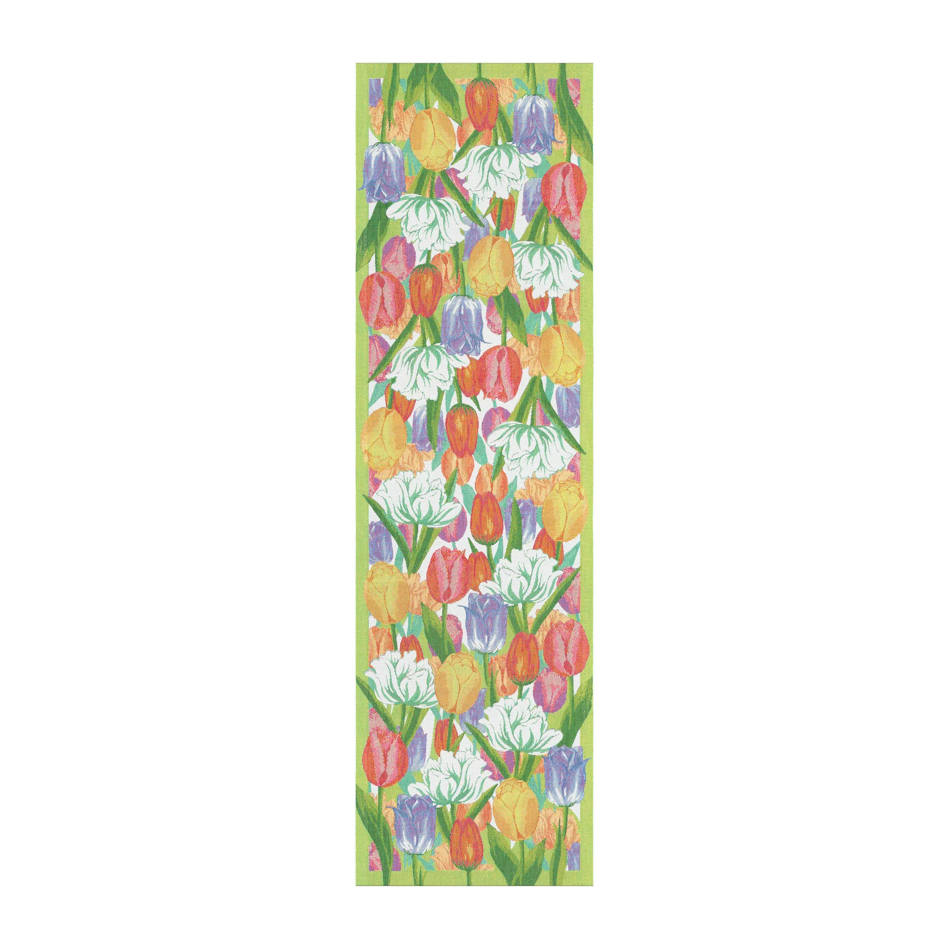 Vårtulpaner ランナー, 35x120 cm Ekelund Linneväveri