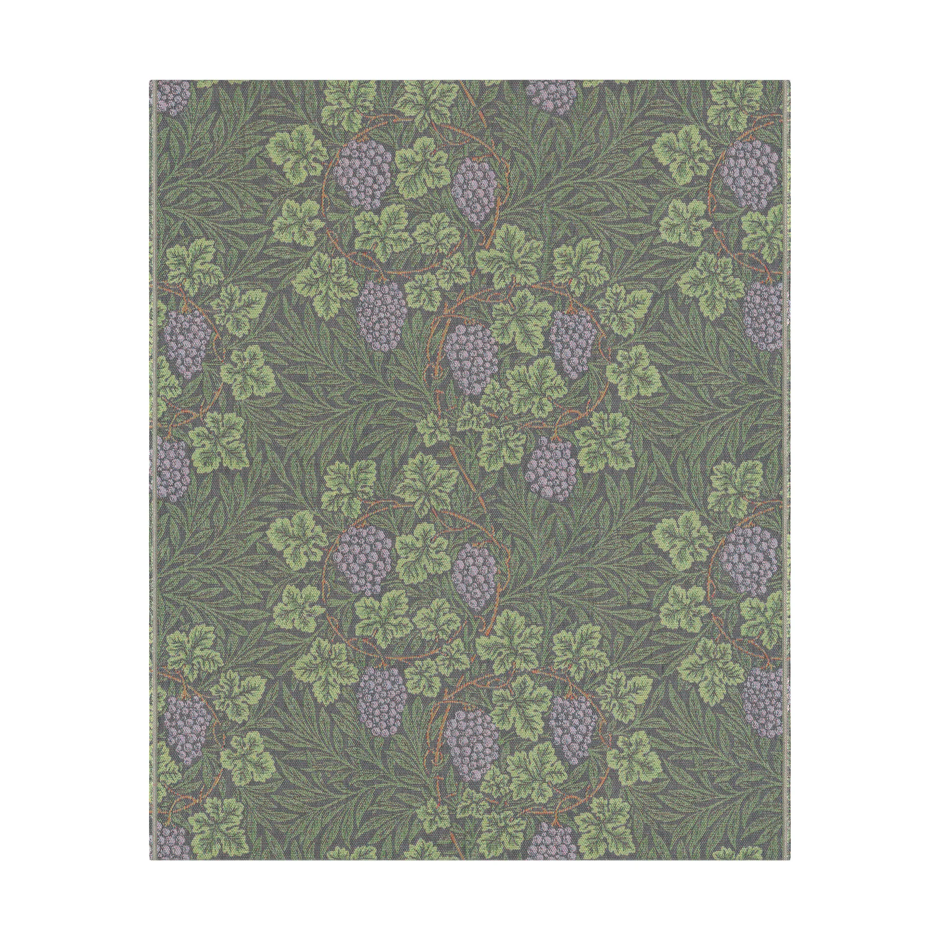 Vine ブランケット 140x170 cm, Green Ekelund Linneväveri