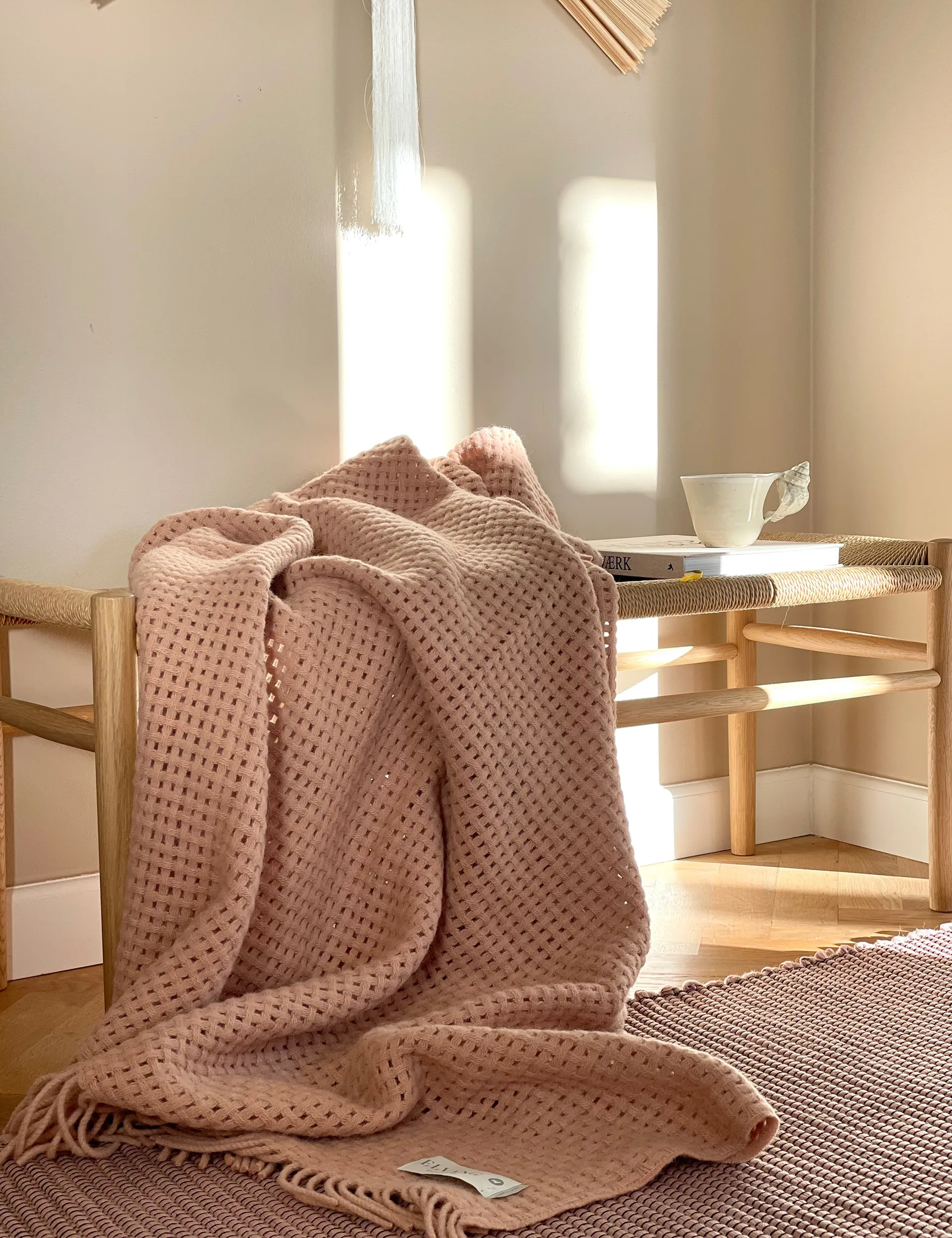 バスケット スロー 130x200 cm, Nude Elvang Denmark