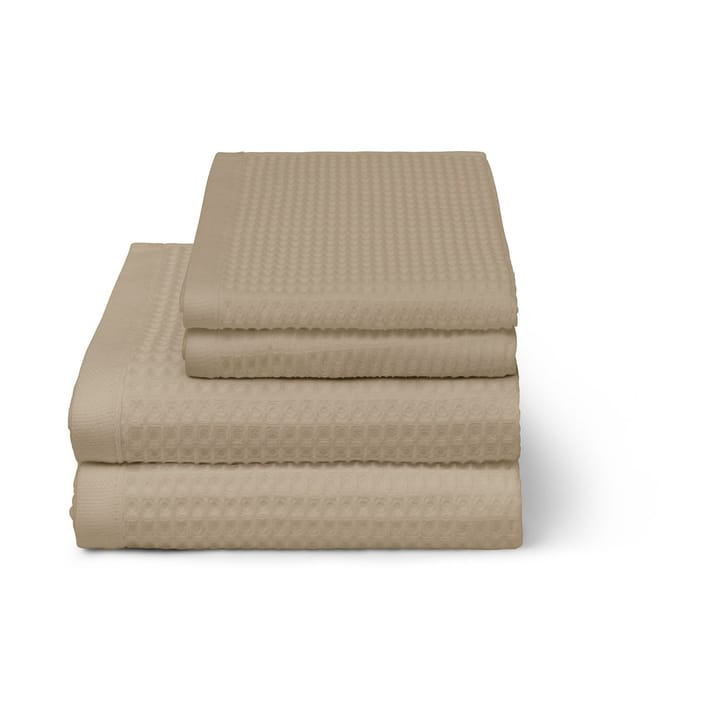 ワッフルタオル 50x70 cm, Taupe Elvang Denmark