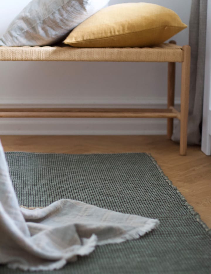 ヘーゼルナッツ ラグ  60x180 cm, Bottle green Elvang Denmark