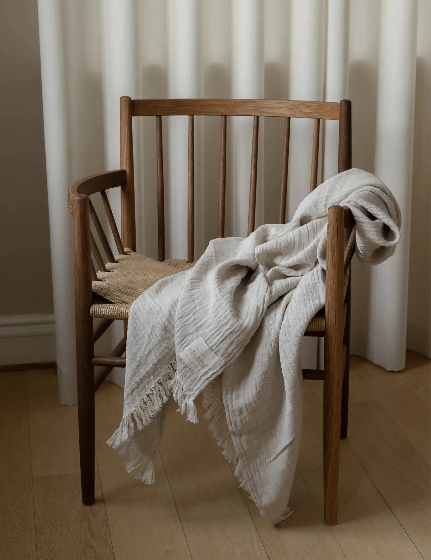 Lavender スロー 130x180 cm, Beige Elvang Denmark