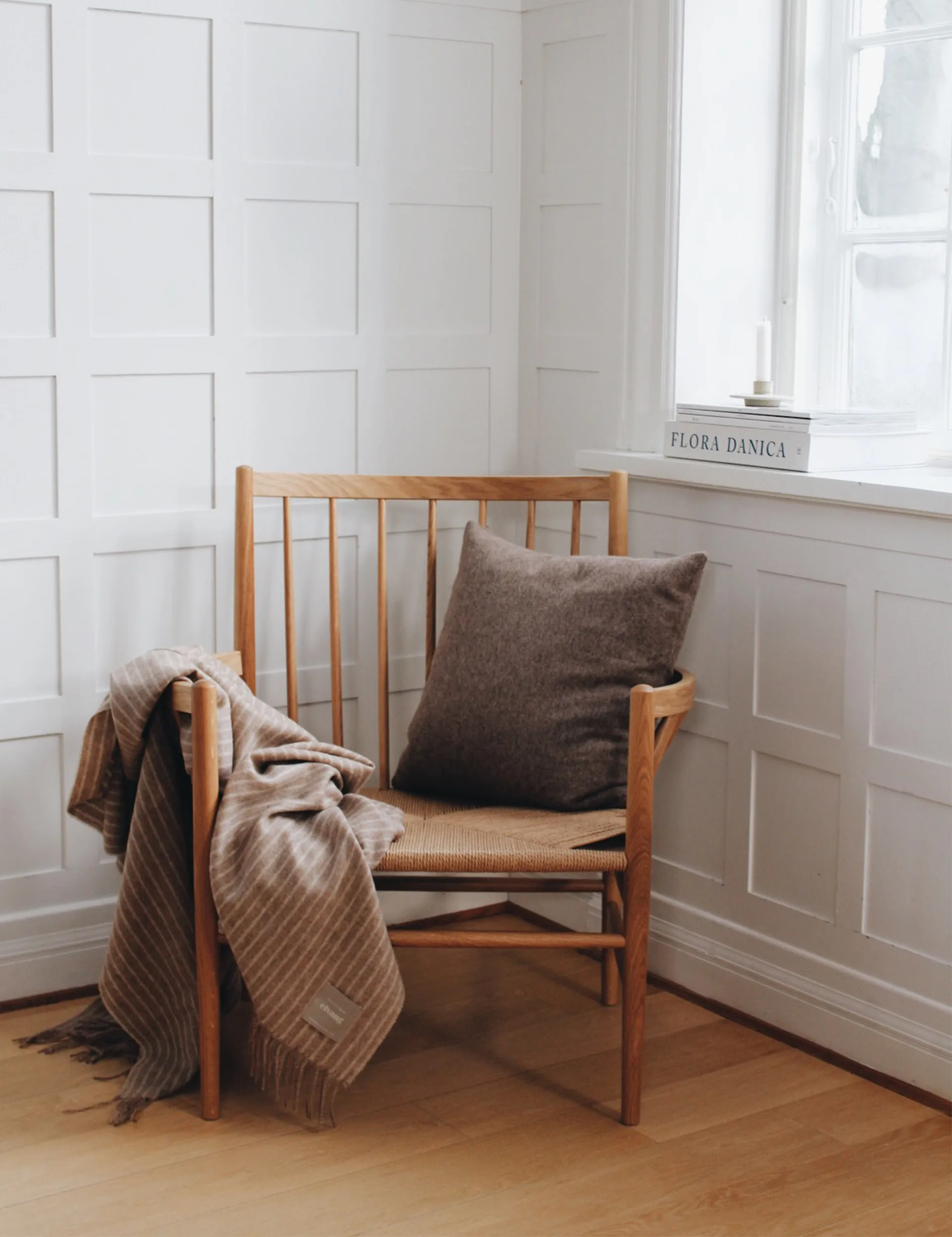 Stripes スロー 130x200 cm, Camel Elvang Denmark