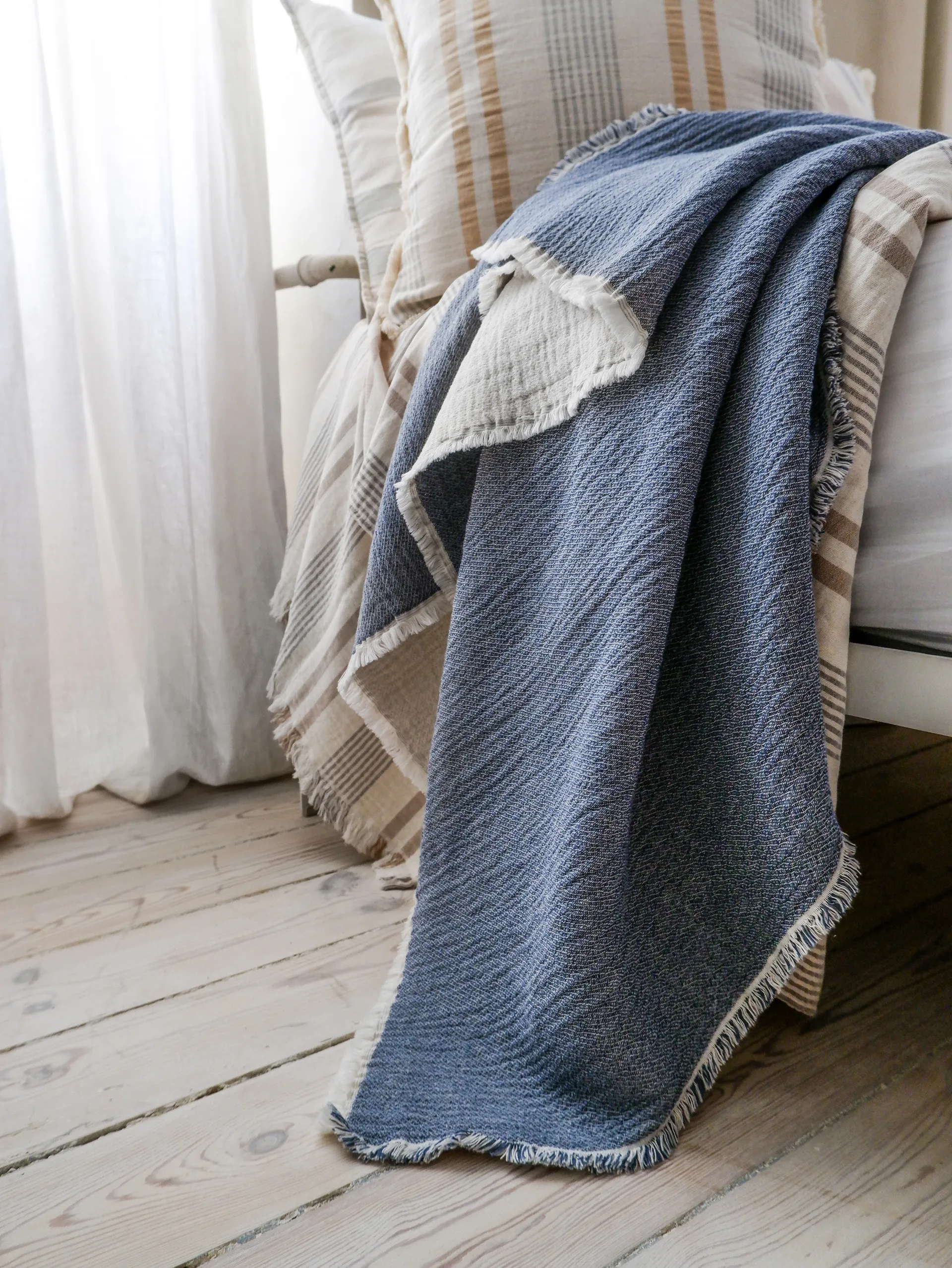 Thyme スロー 130x180 cm, blue Elvang Denmark