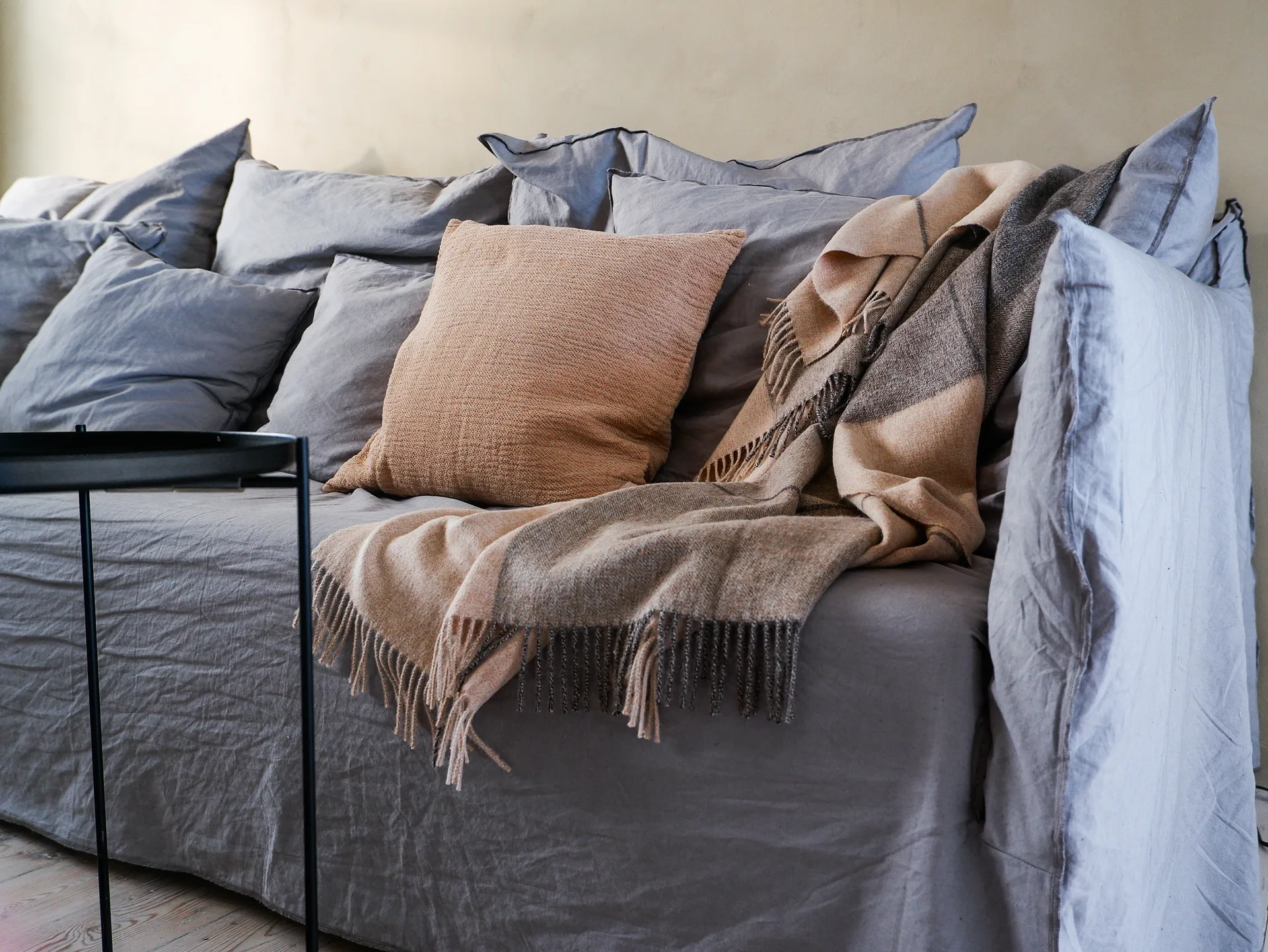 Thyme クッションカバー 50x50 cm, beige Elvang Denmark