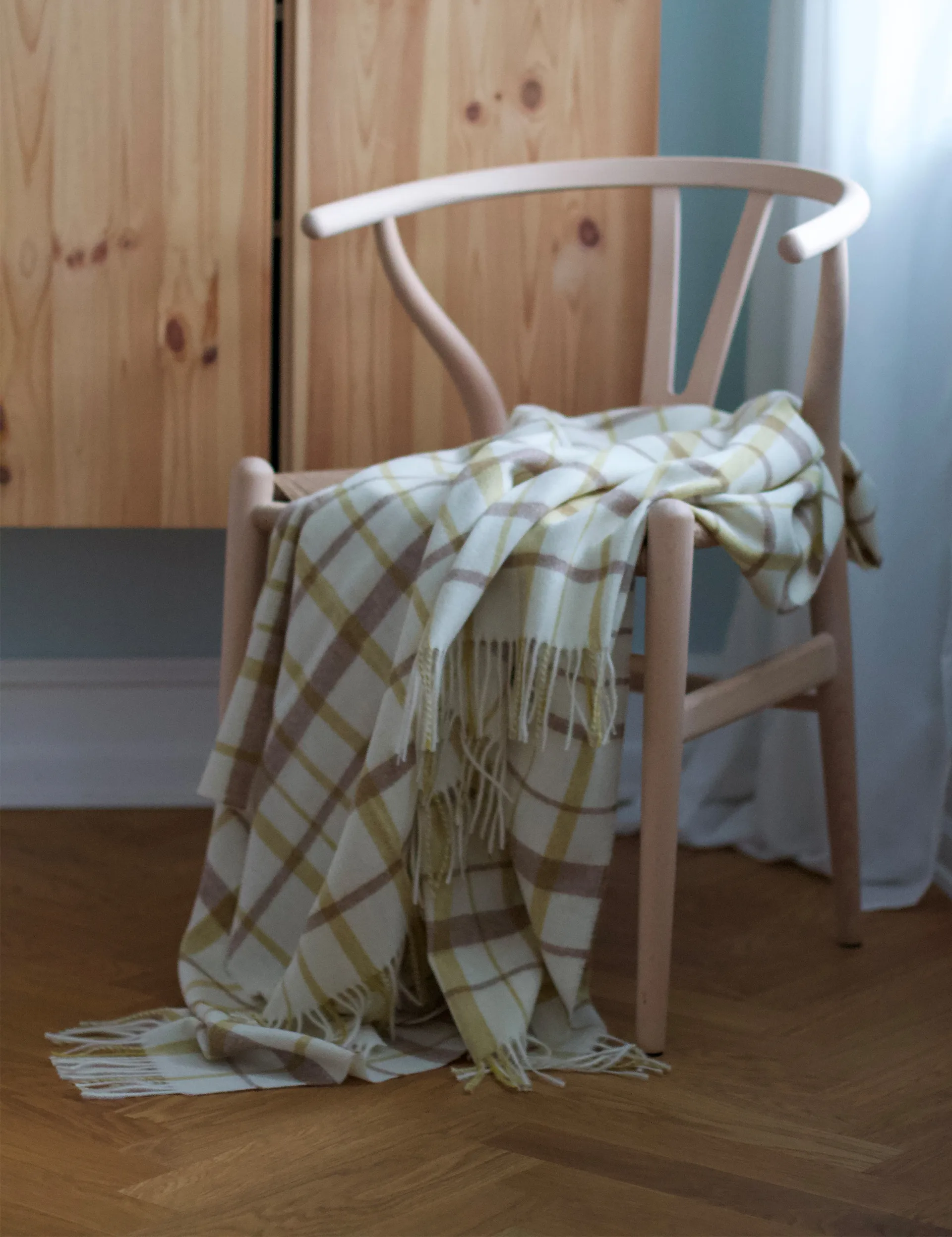 Tweed スロー 130x200 cm, Light yellow Elvang Denmark