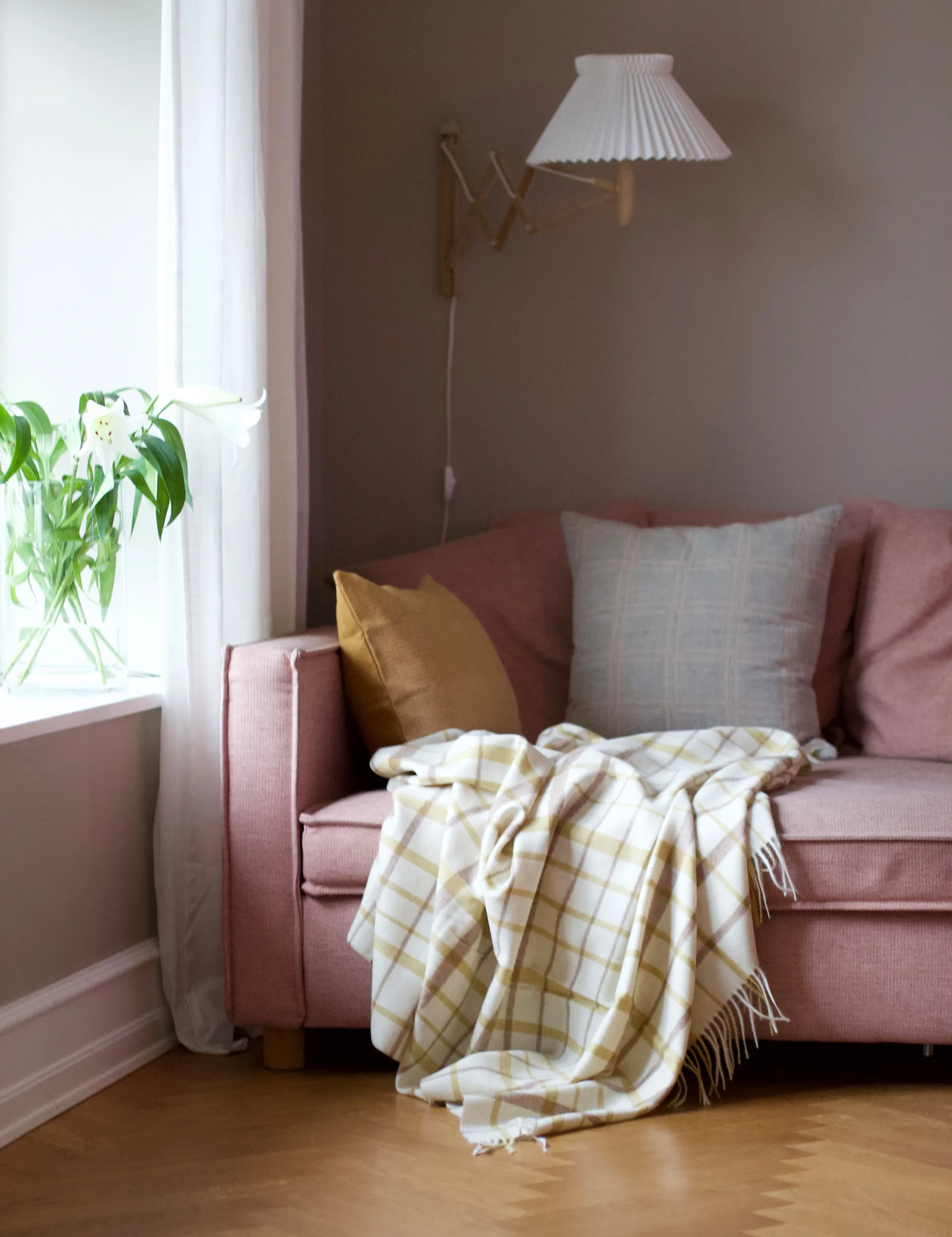 Tweed スロー 130x200 cm, Light yellow Elvang Denmark