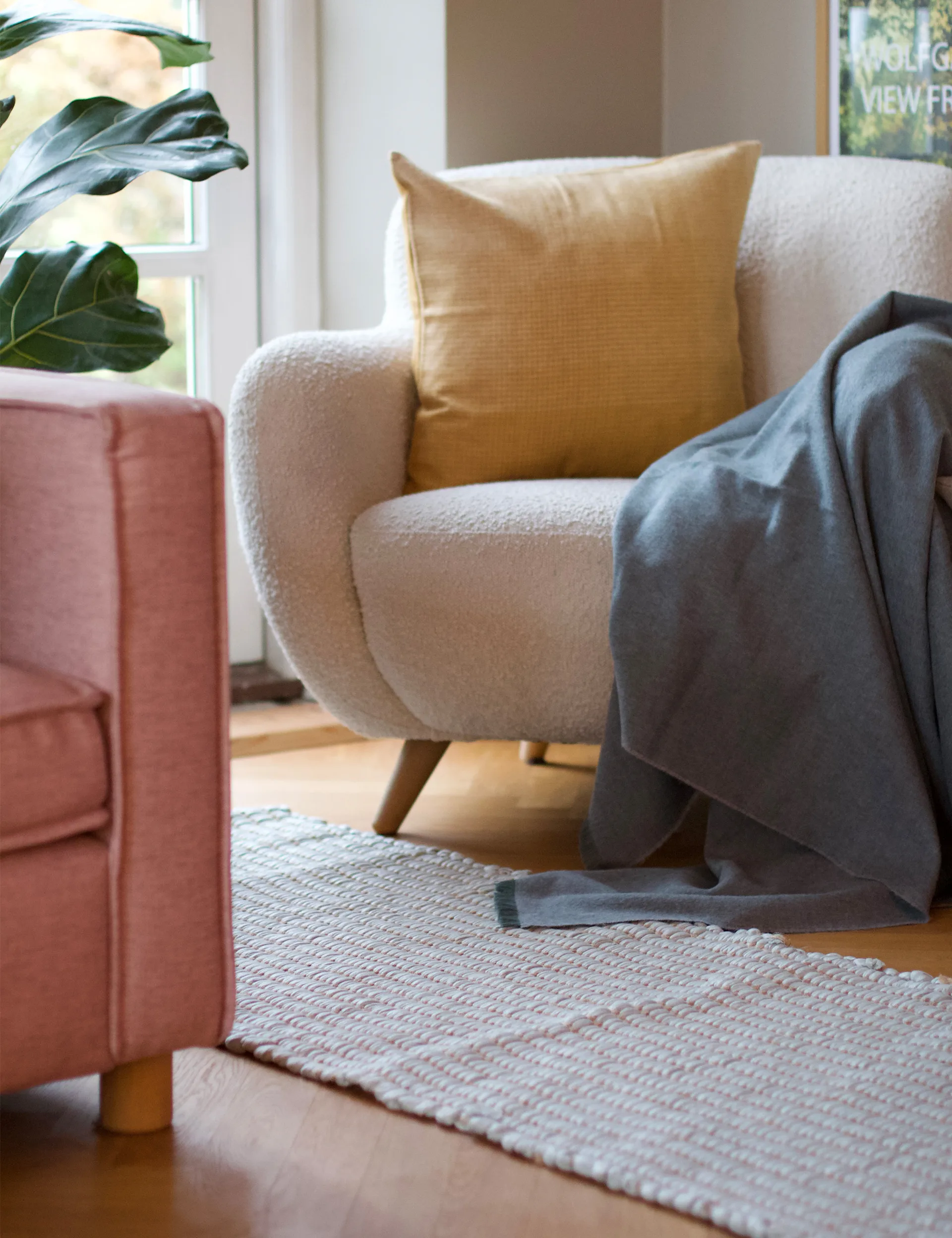 Walnut ラグ  60x150 cm, Ivory Elvang Denmark