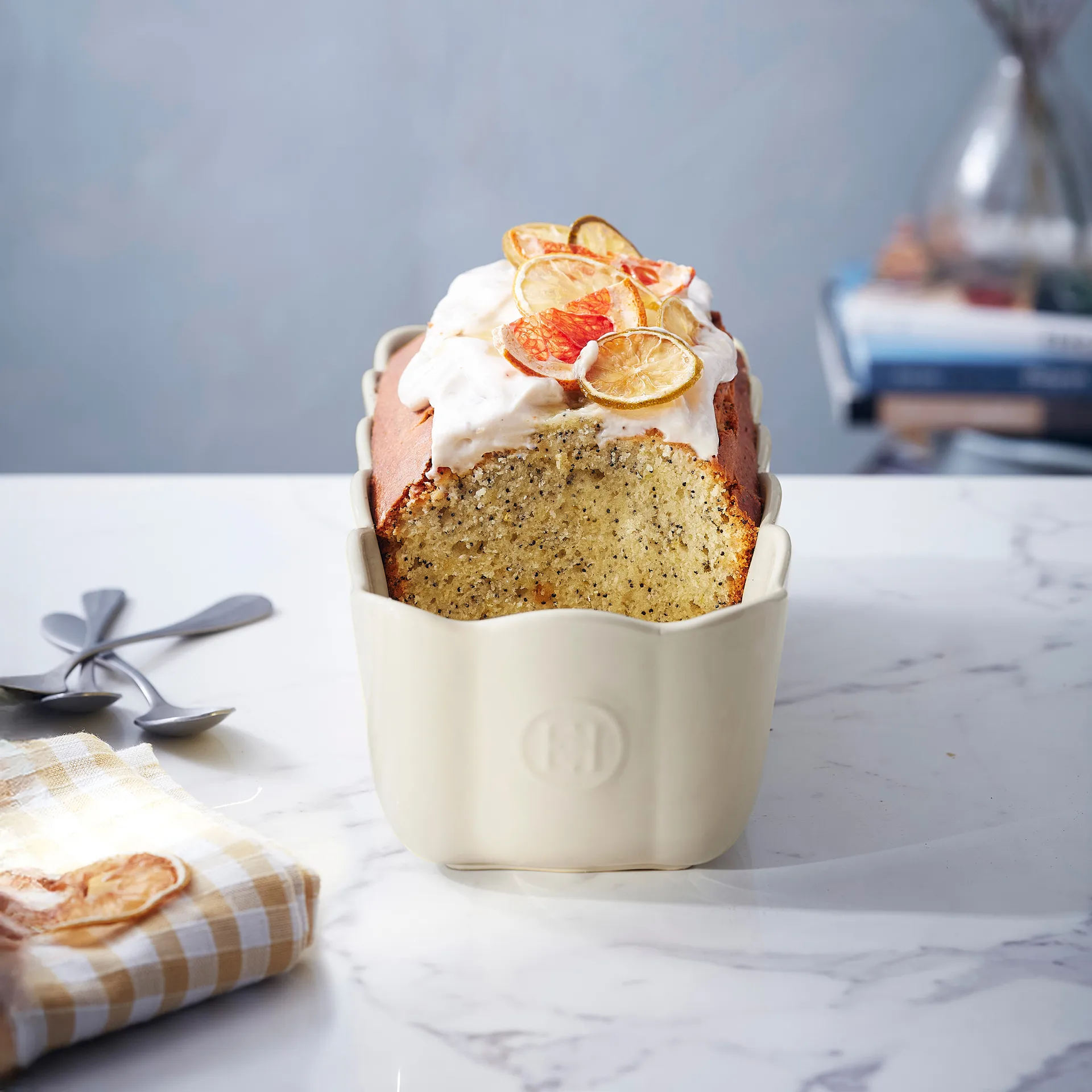 Emile Henry マドレーヌ ブレッドパン, Cream Emile Henry