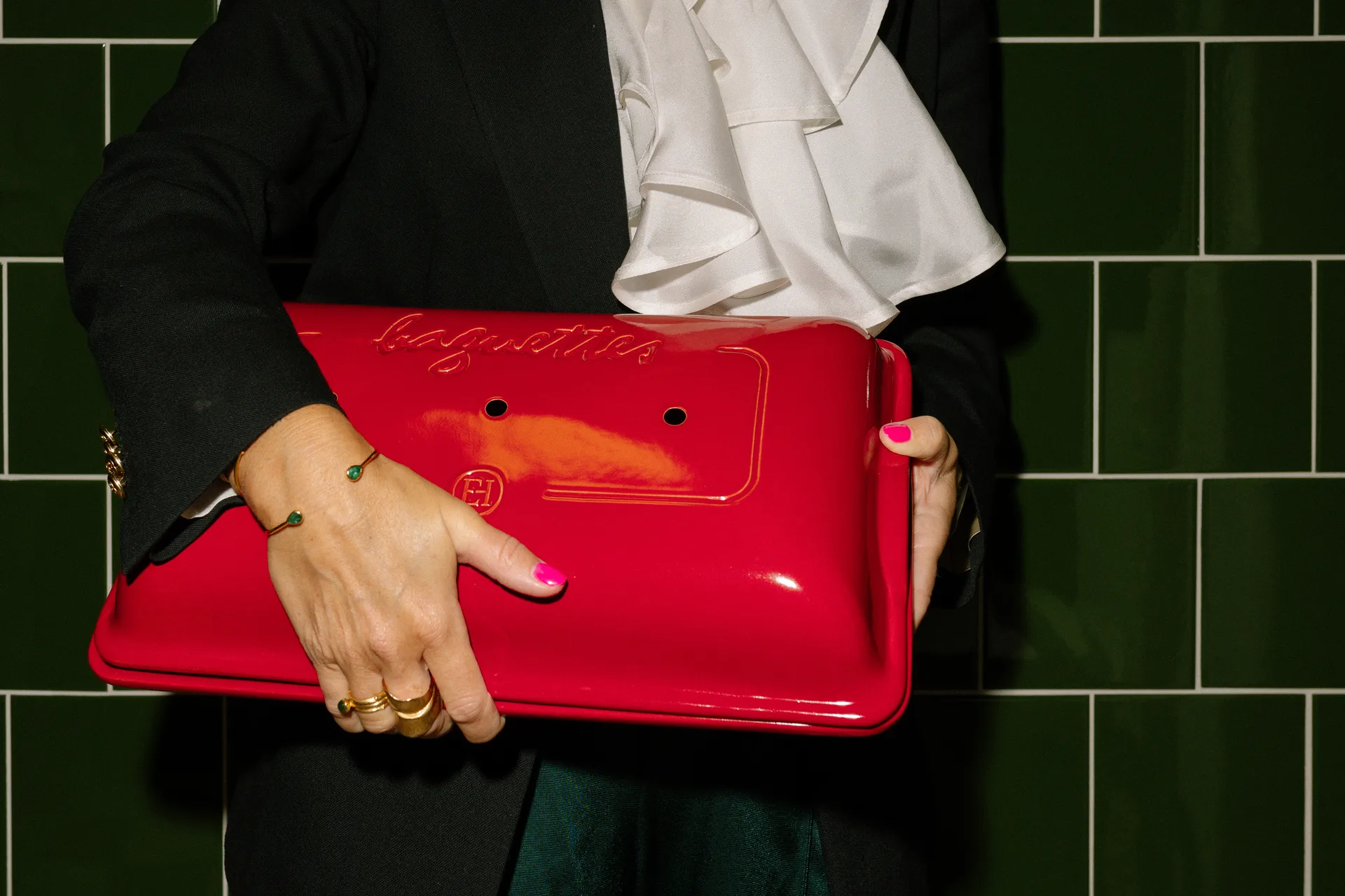 Emile Henry バゲットモールド, Red Emile Henry