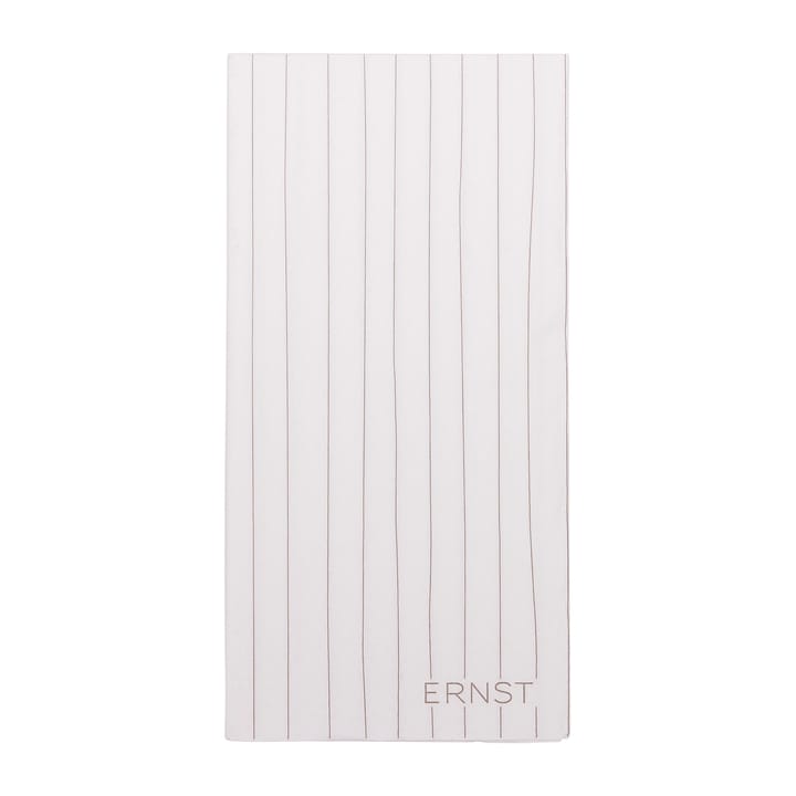 Ernst ナプキン ストライプ 10x20 cm 20枚 - white-grey - ERNST | エルンスト