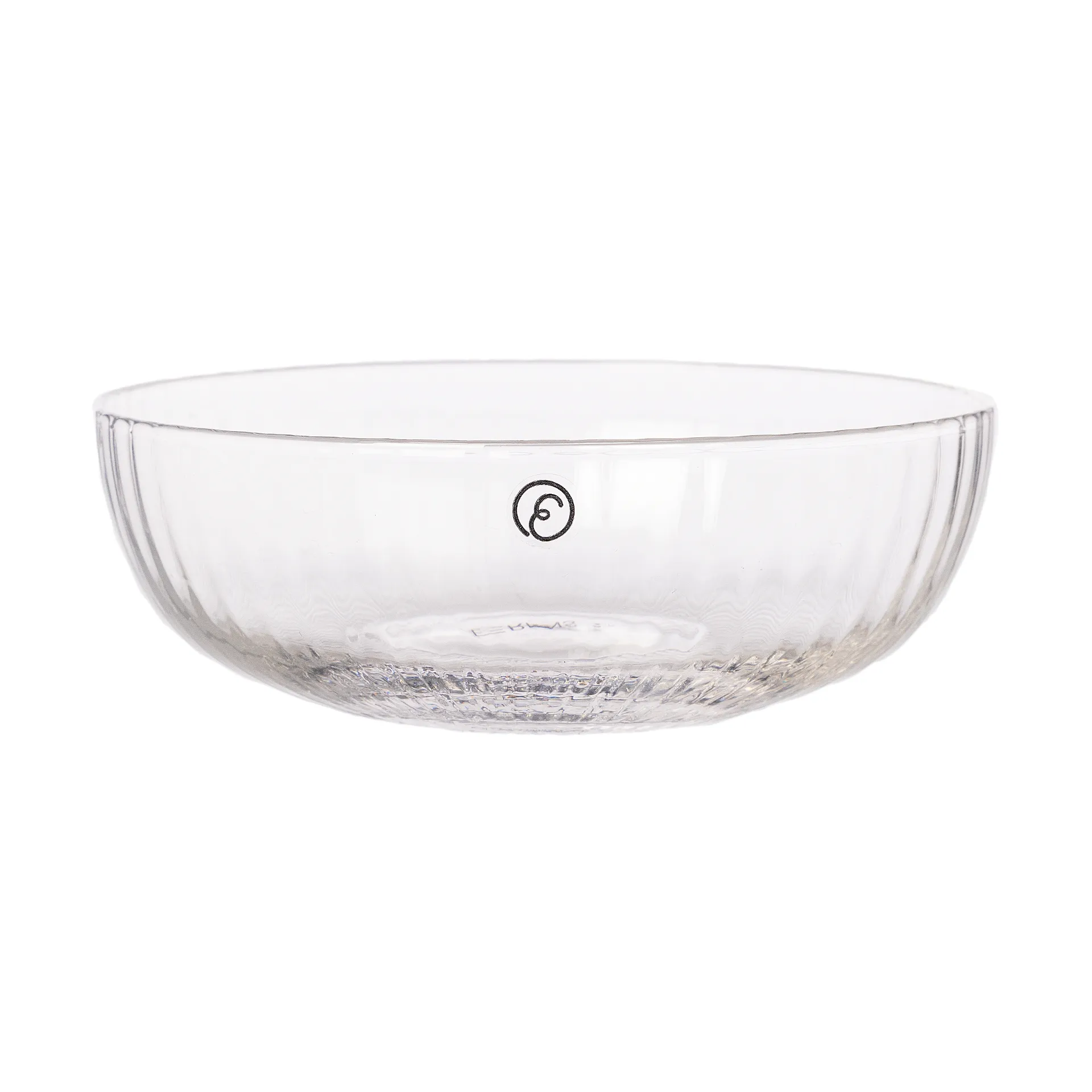 Ernst リブ ガラスボウル Ø13 cm, Clear ERNST | エルンスト