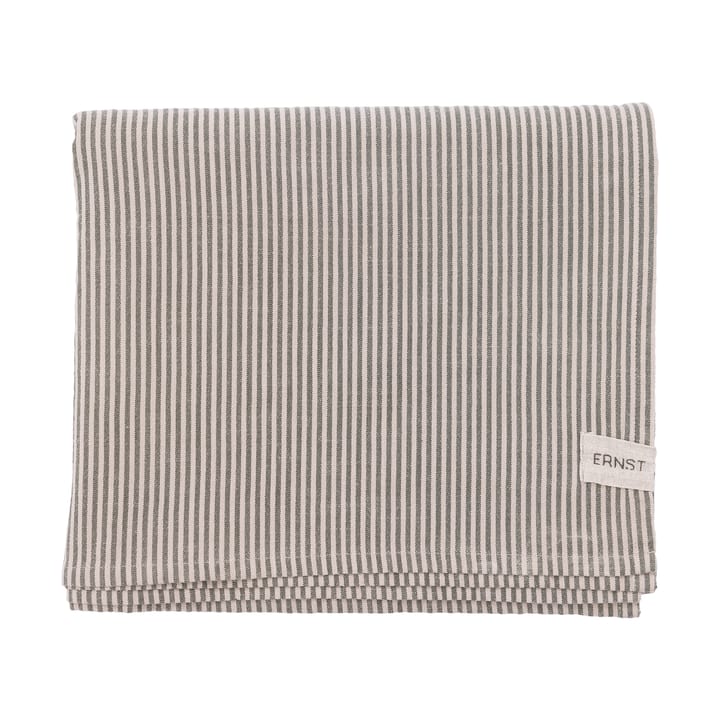 Ernst テーブルクロス ストライプ細め 145x300 cm - Green-beige - ERNST | エルンスト