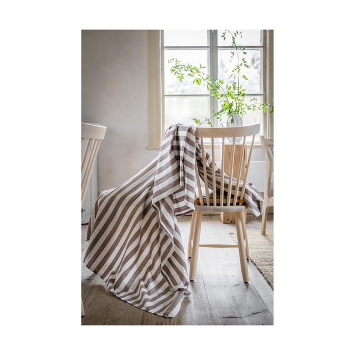 Ernst テーブルクロス ストライプ 145x300 cm, Mole-white ERNST | エルンスト